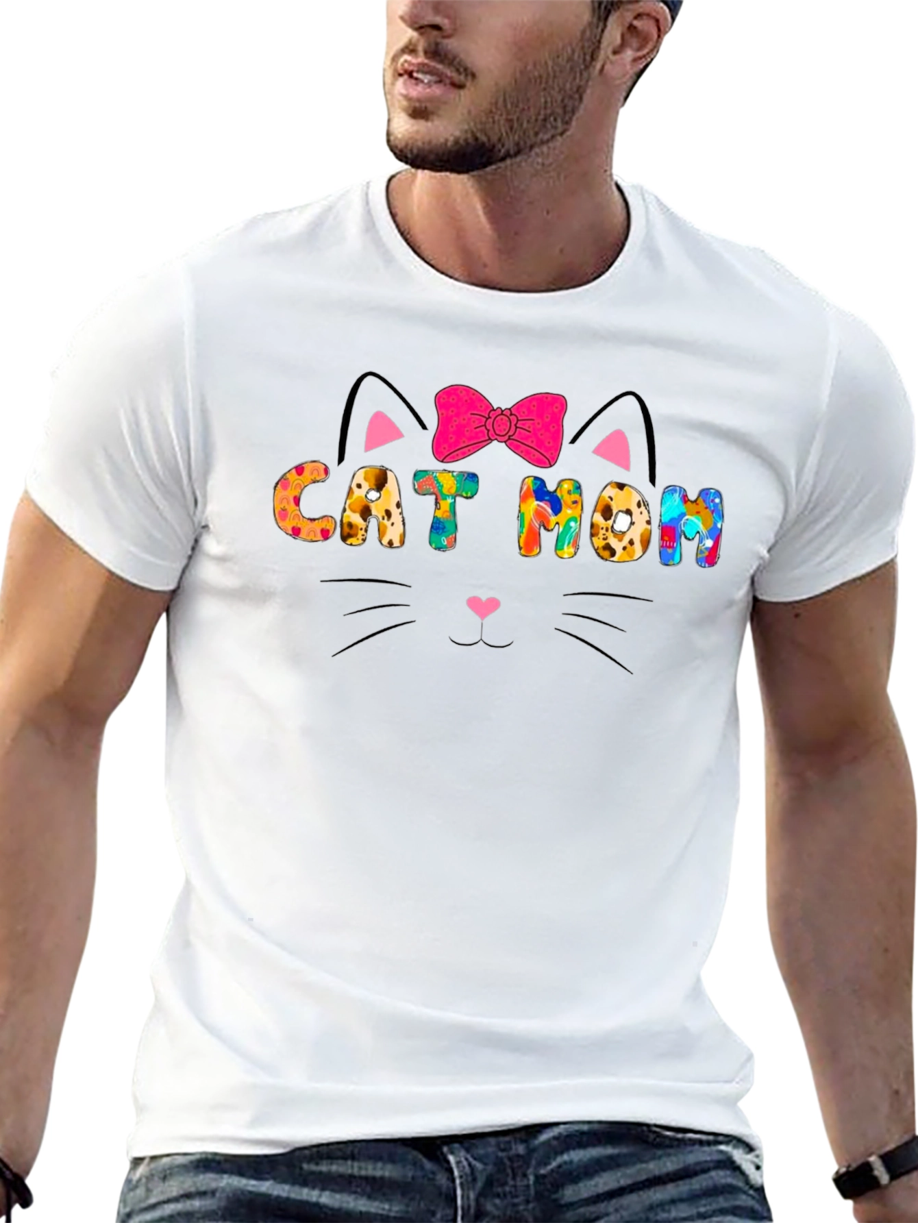 Cat Mom T-Shirt - Cute Cat Lover Tee