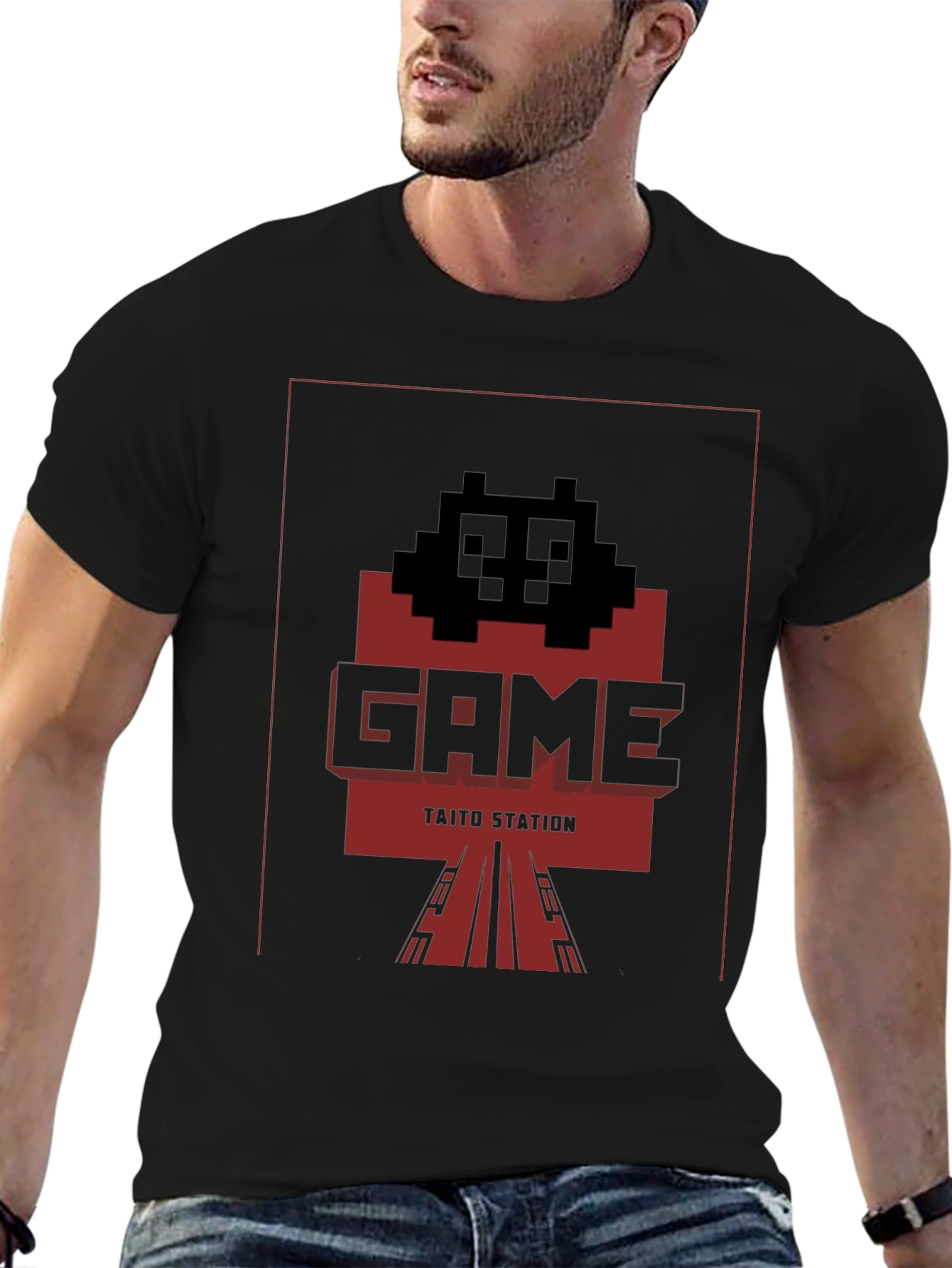 Retro Game Taito Station Graphic Tee
