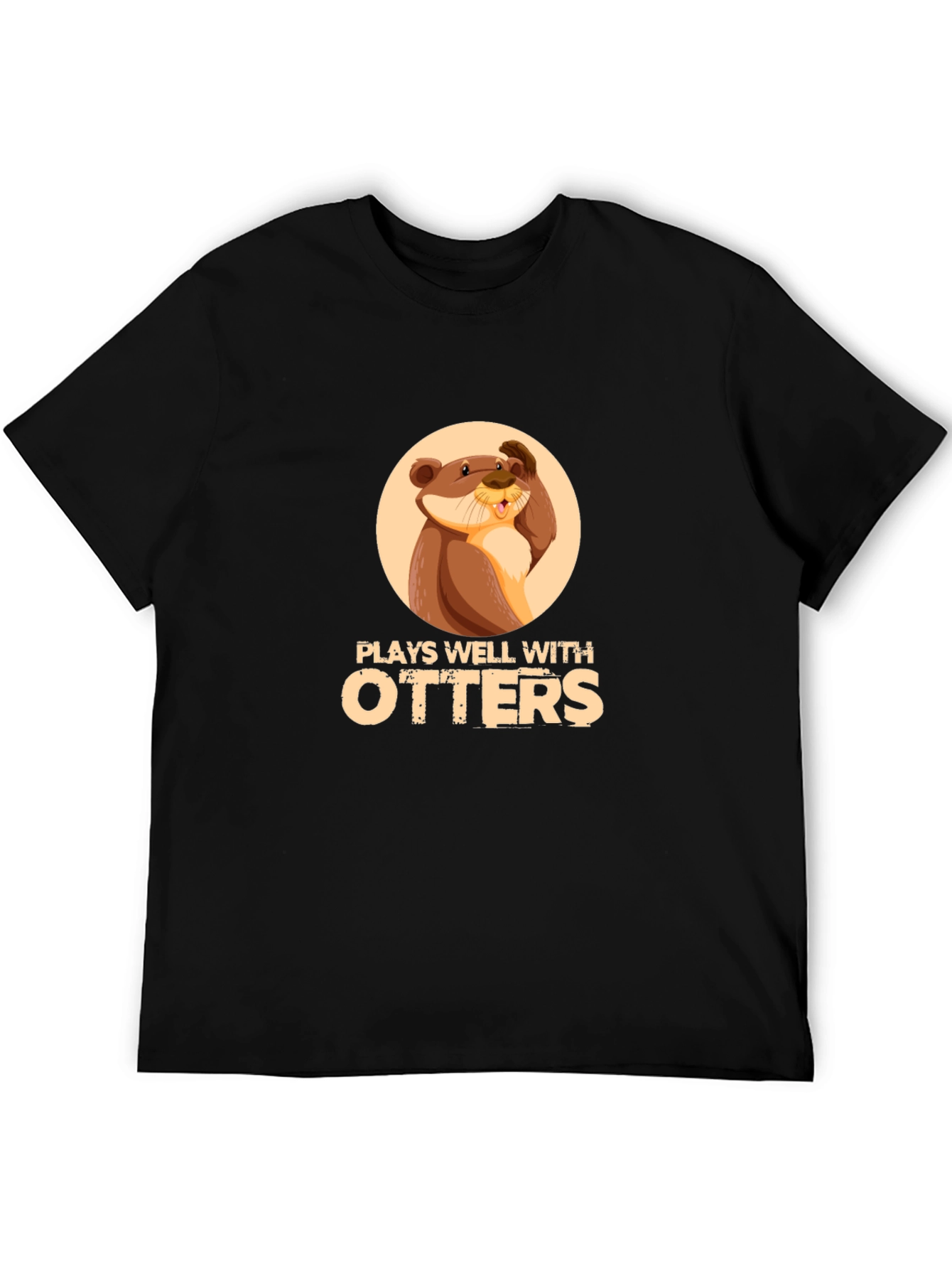 Plays Well with Otters T-Shirt