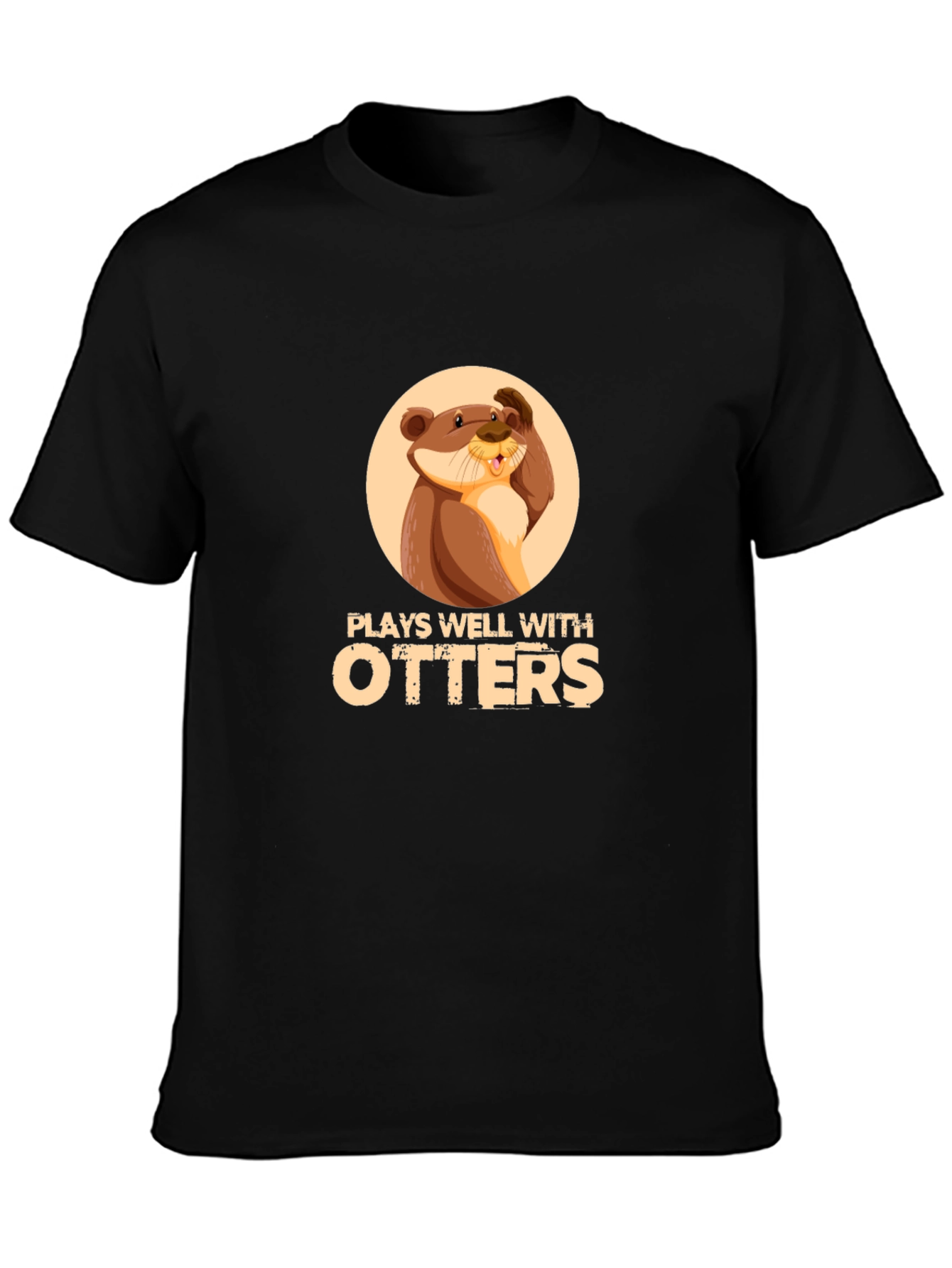 Plays Well with Otters T-Shirt