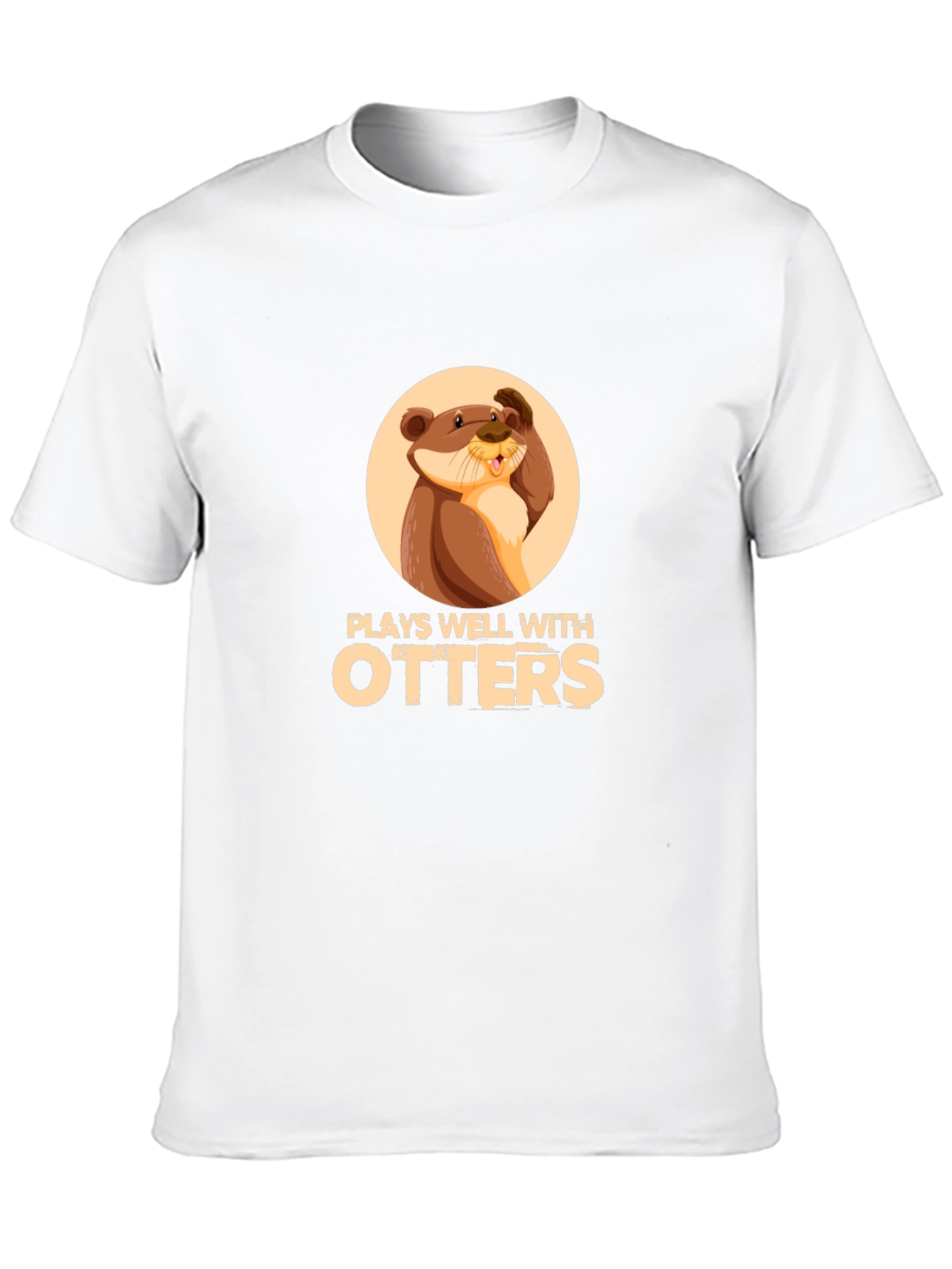 Plays Well with Otters T-Shirt