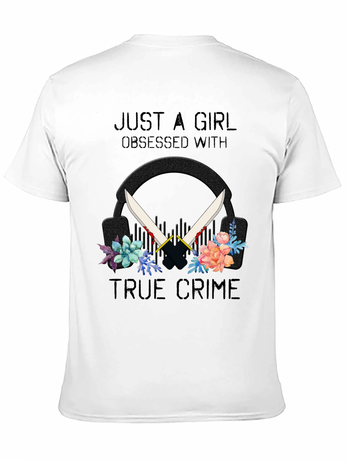 True Crime Obsessed Girls Tee
