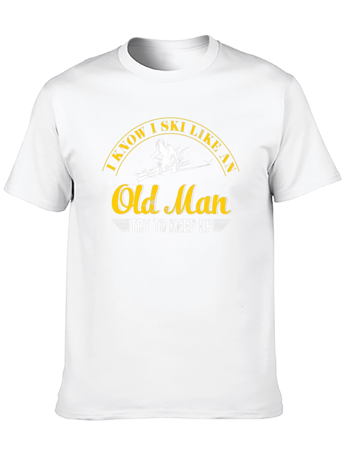 Funny Ski Old Man T-Shirt