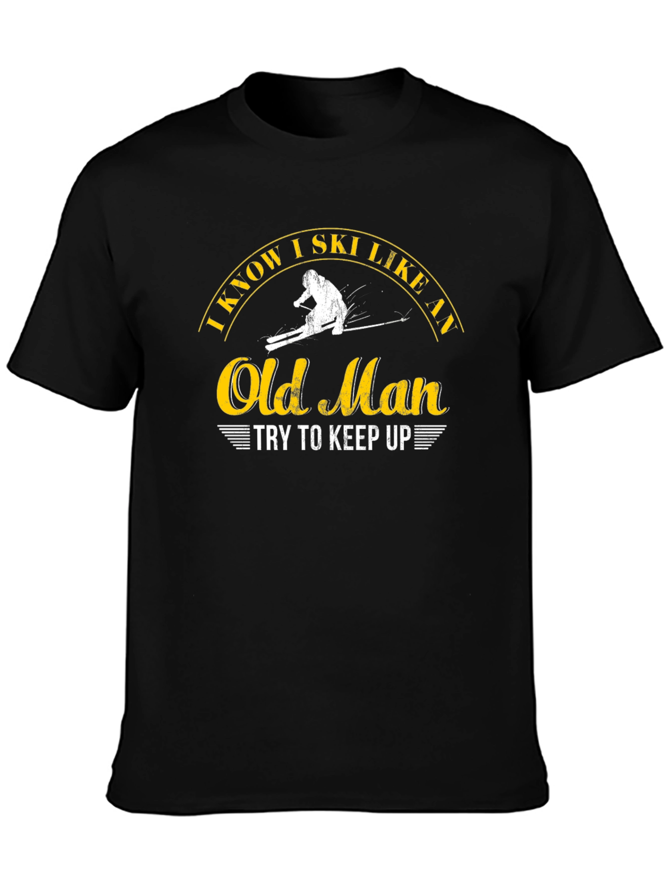 Funny Ski Old Man T-Shirt