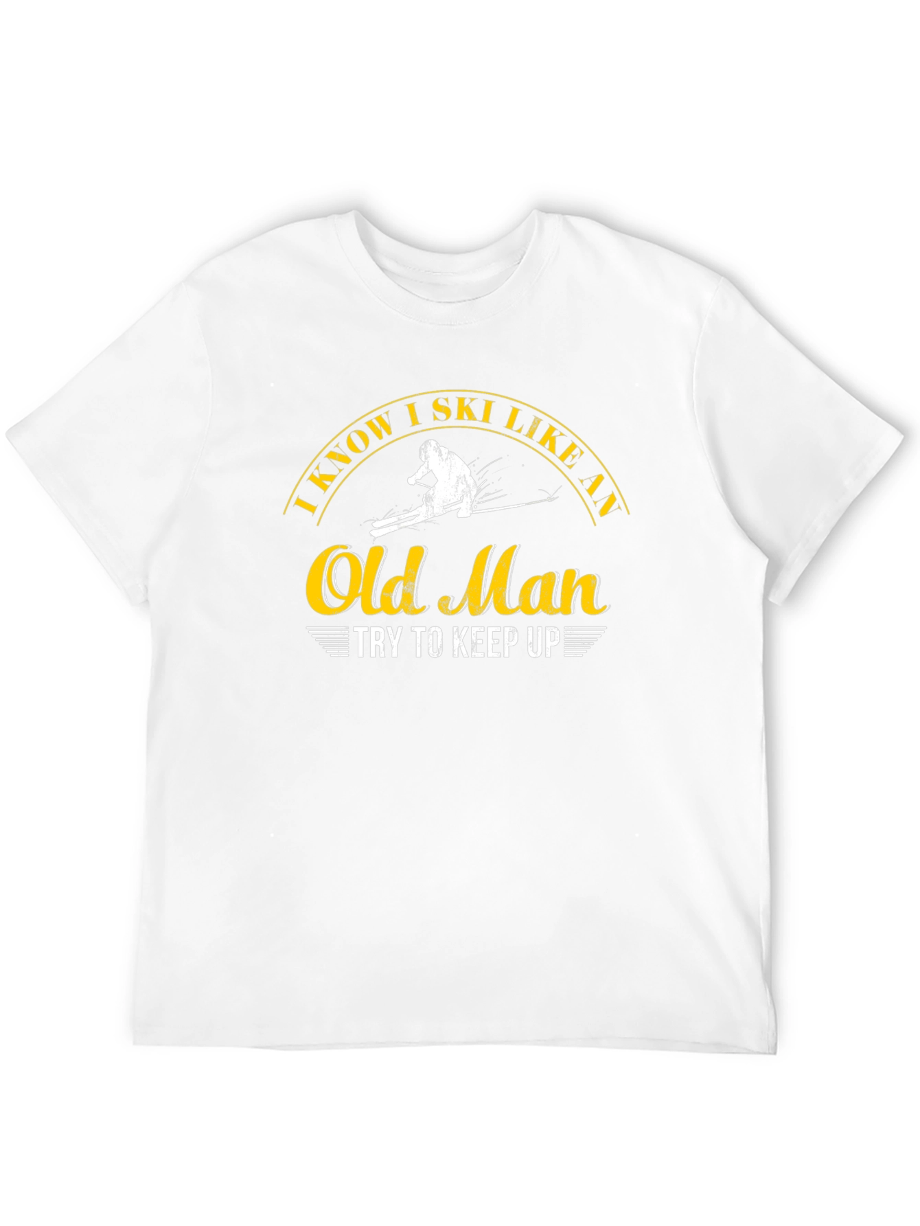 Funny Ski Old Man T-Shirt