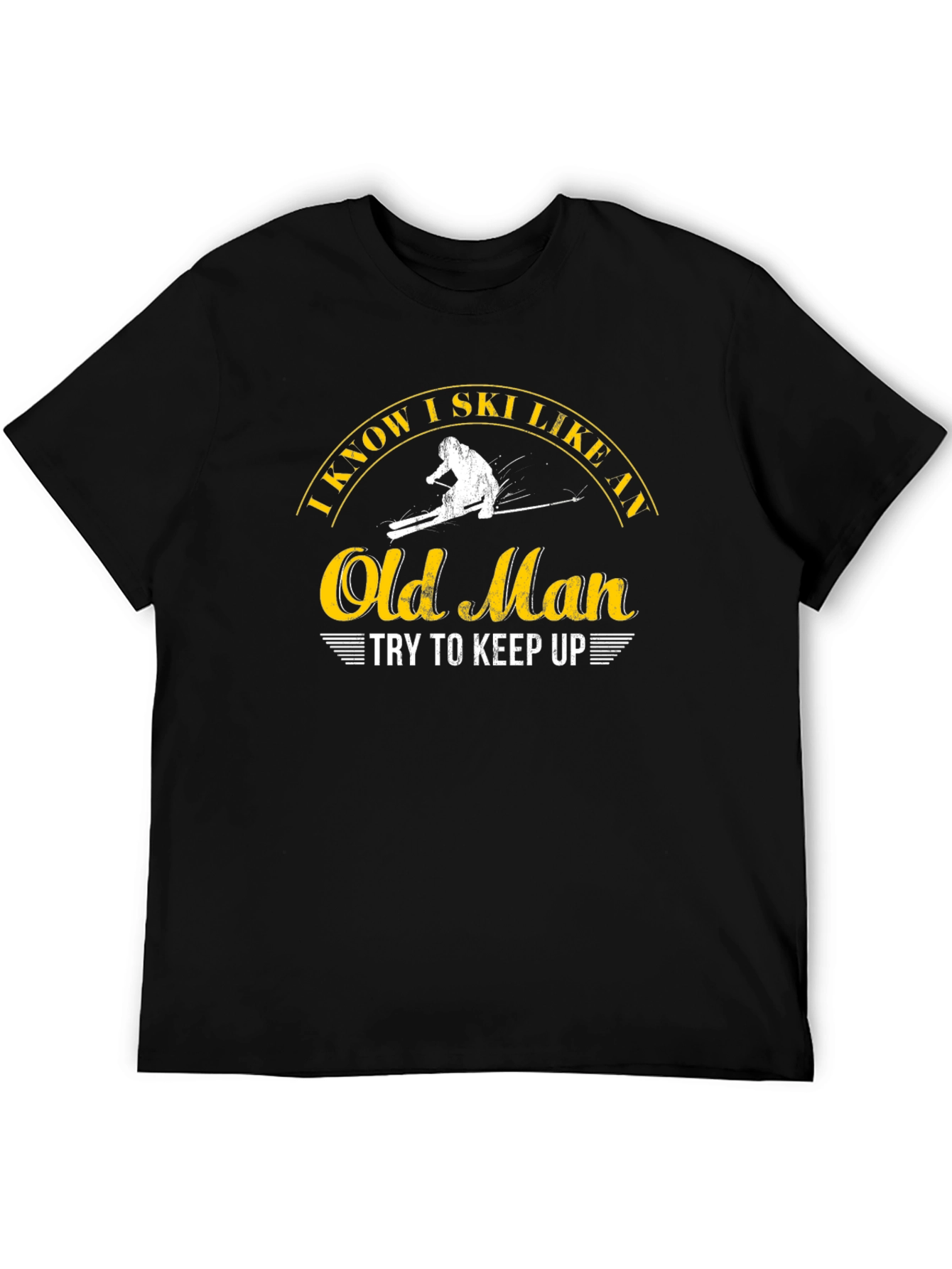 Funny Ski Old Man T-Shirt