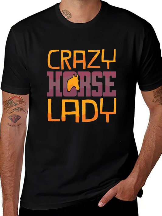 Crazy Horse Lady Graphic Tee - Unisex Black T-Shirt