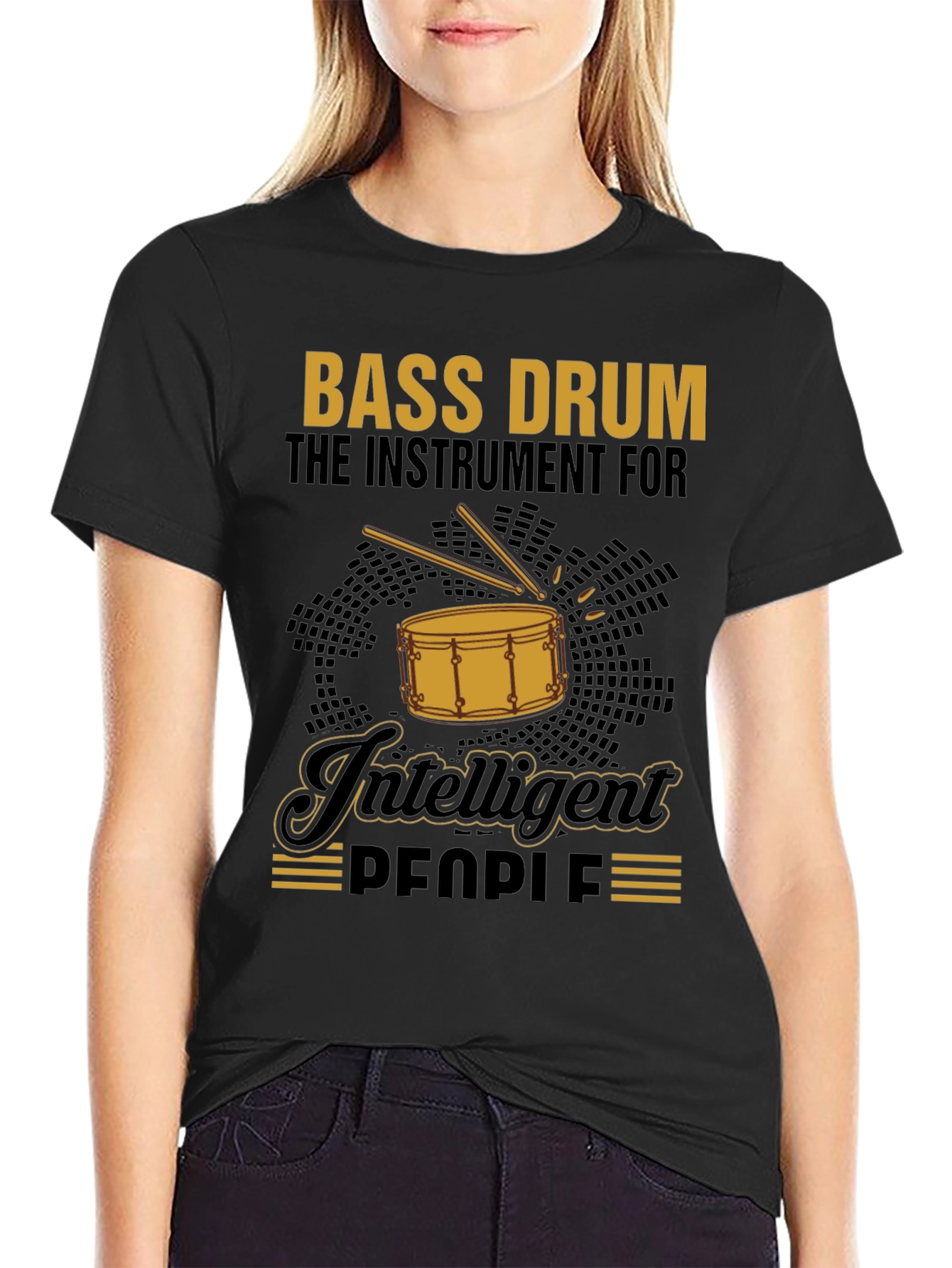 Bass Drum Intelligent People T-Shirt
