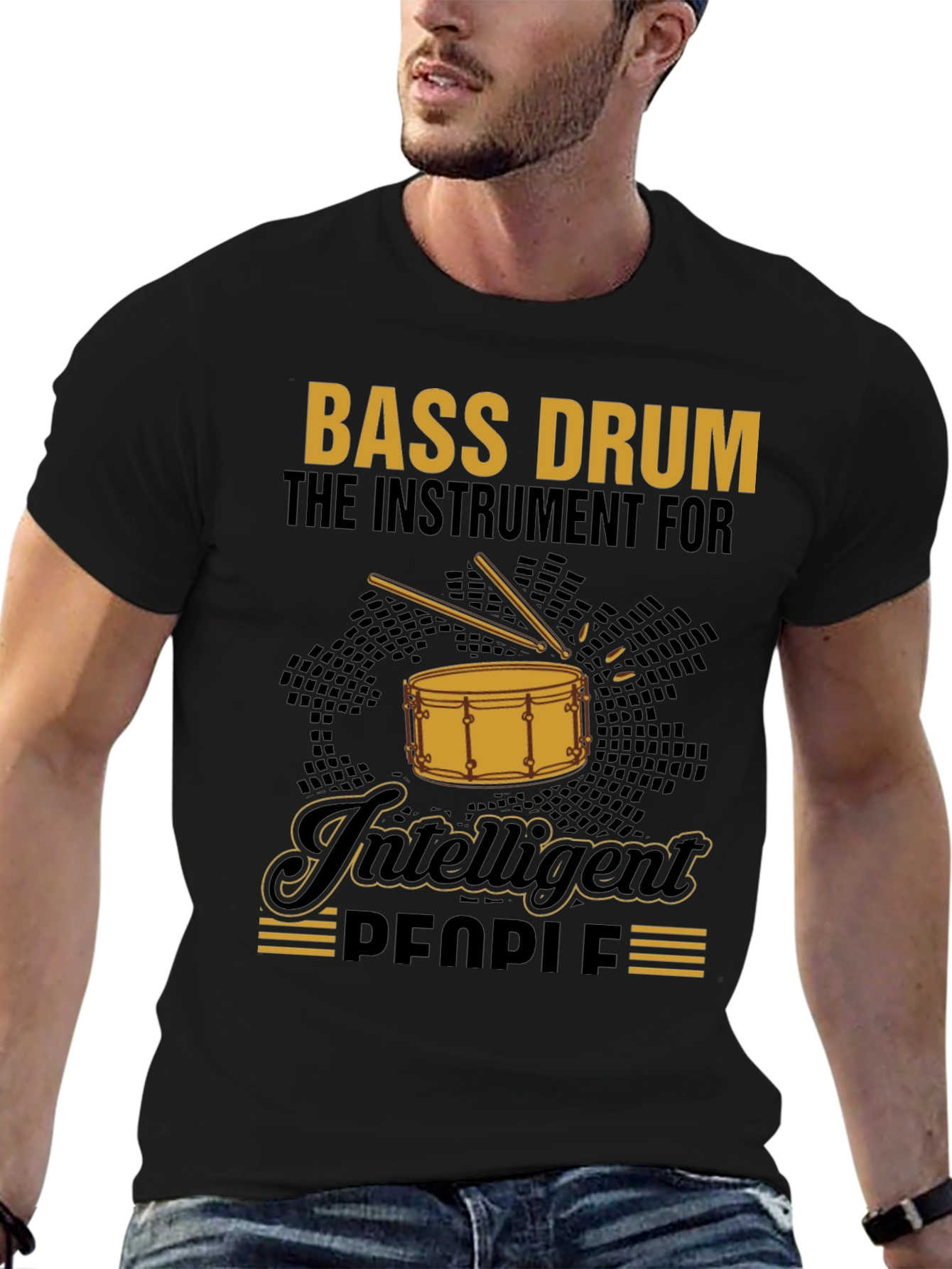 Bass Drum Intelligent People T-Shirt
