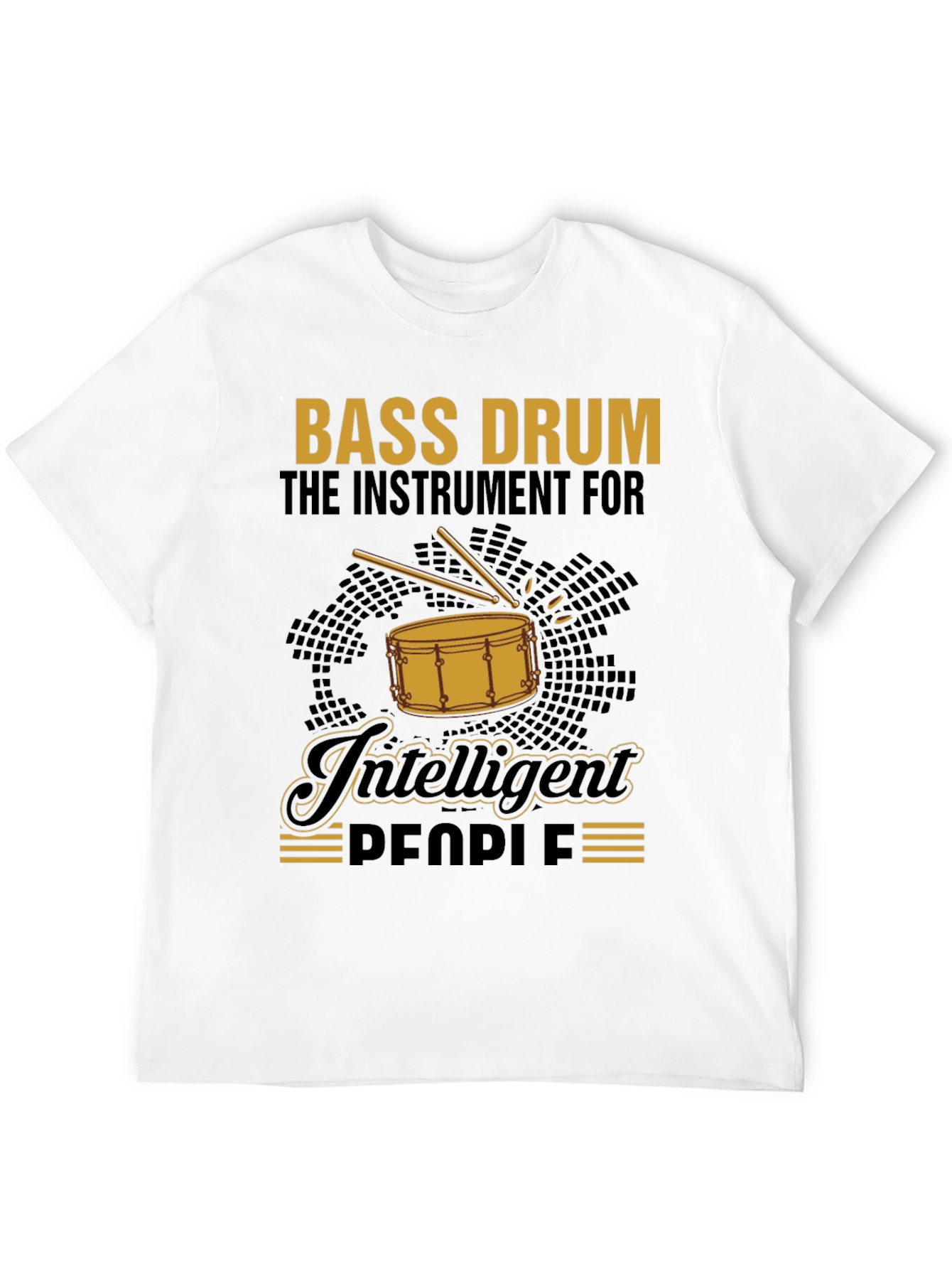 Bass Drum Intelligent People T-Shirt