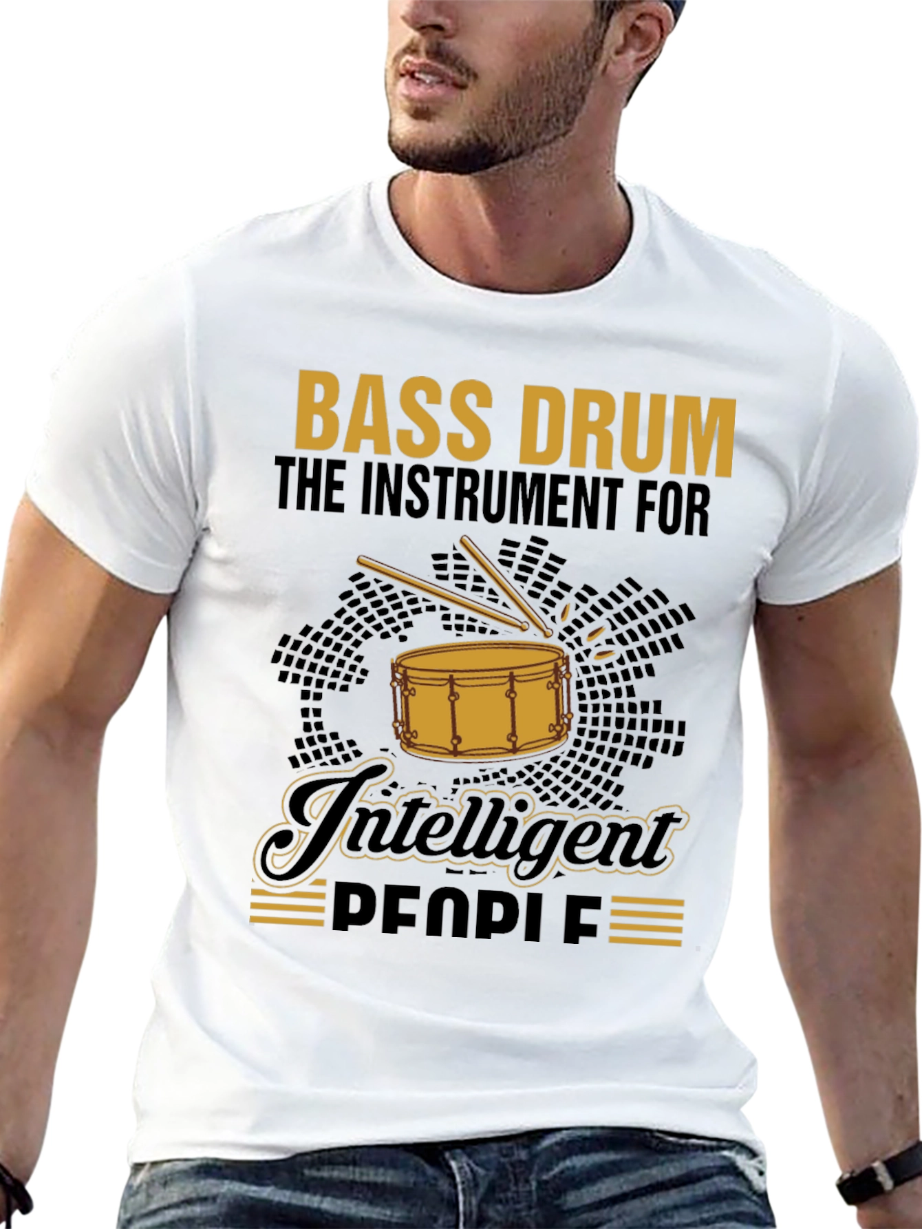 Bass Drum Intelligent People T-Shirt