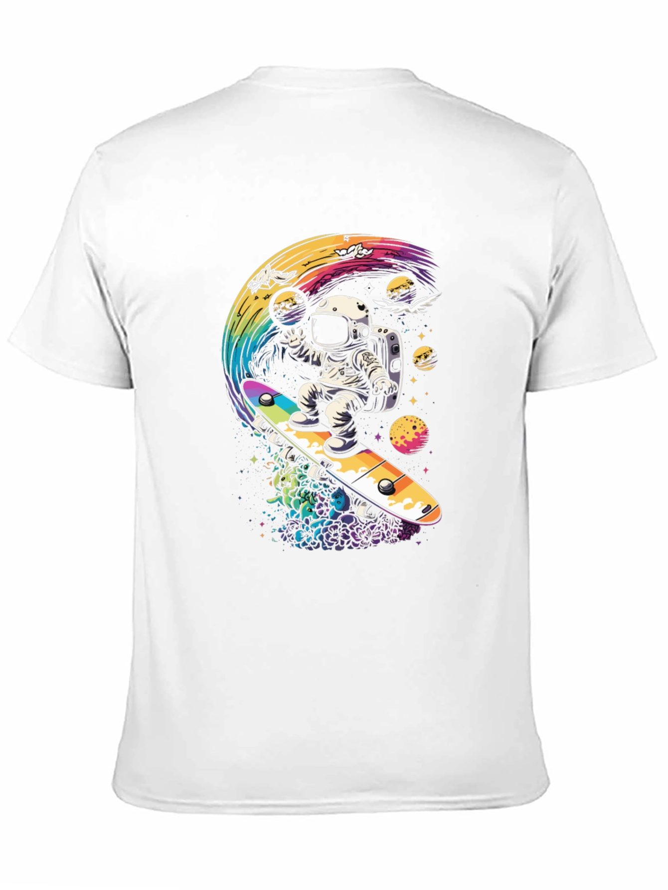 Astronaut Skateboard T-Shirt - Galaxy Ride