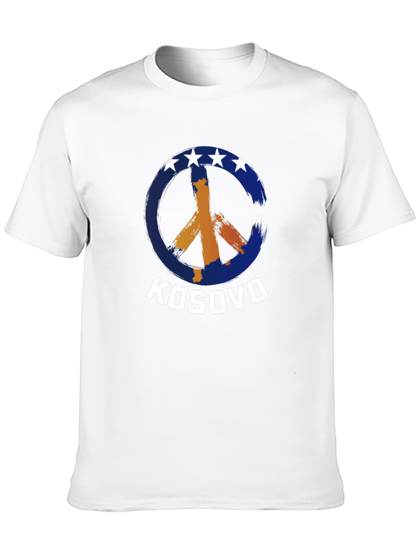 Kosovo Peace Sign Graphic T-Shirt