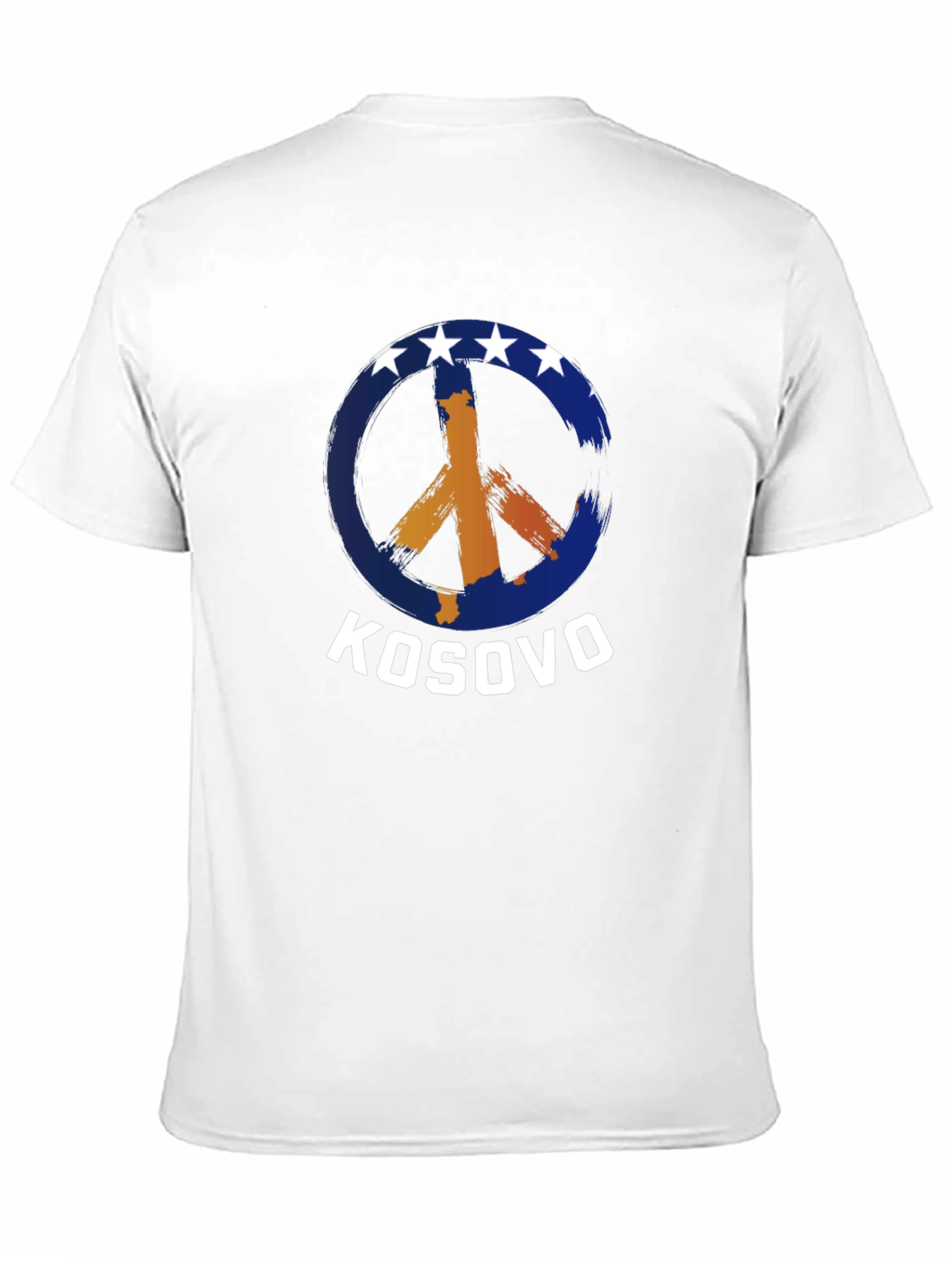 Kosovo Peace Sign Graphic T-Shirt
