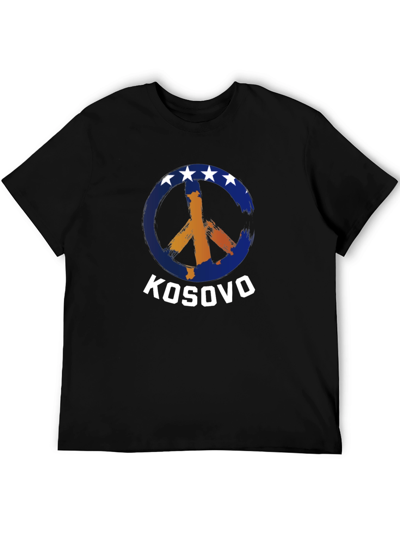 Kosovo Peace Sign Graphic T-Shirt
