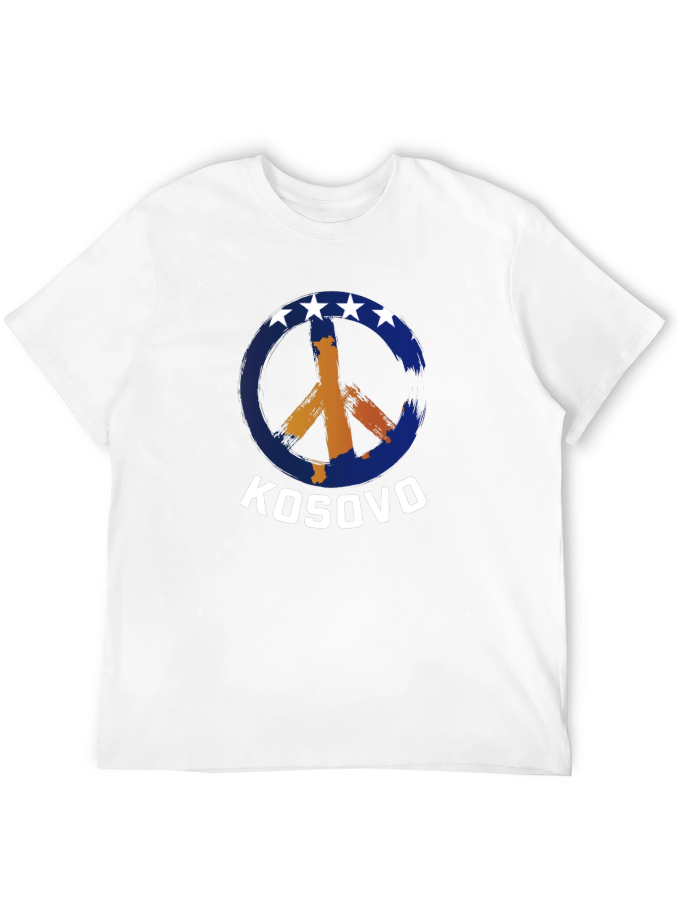 Kosovo Peace Sign Graphic T-Shirt
