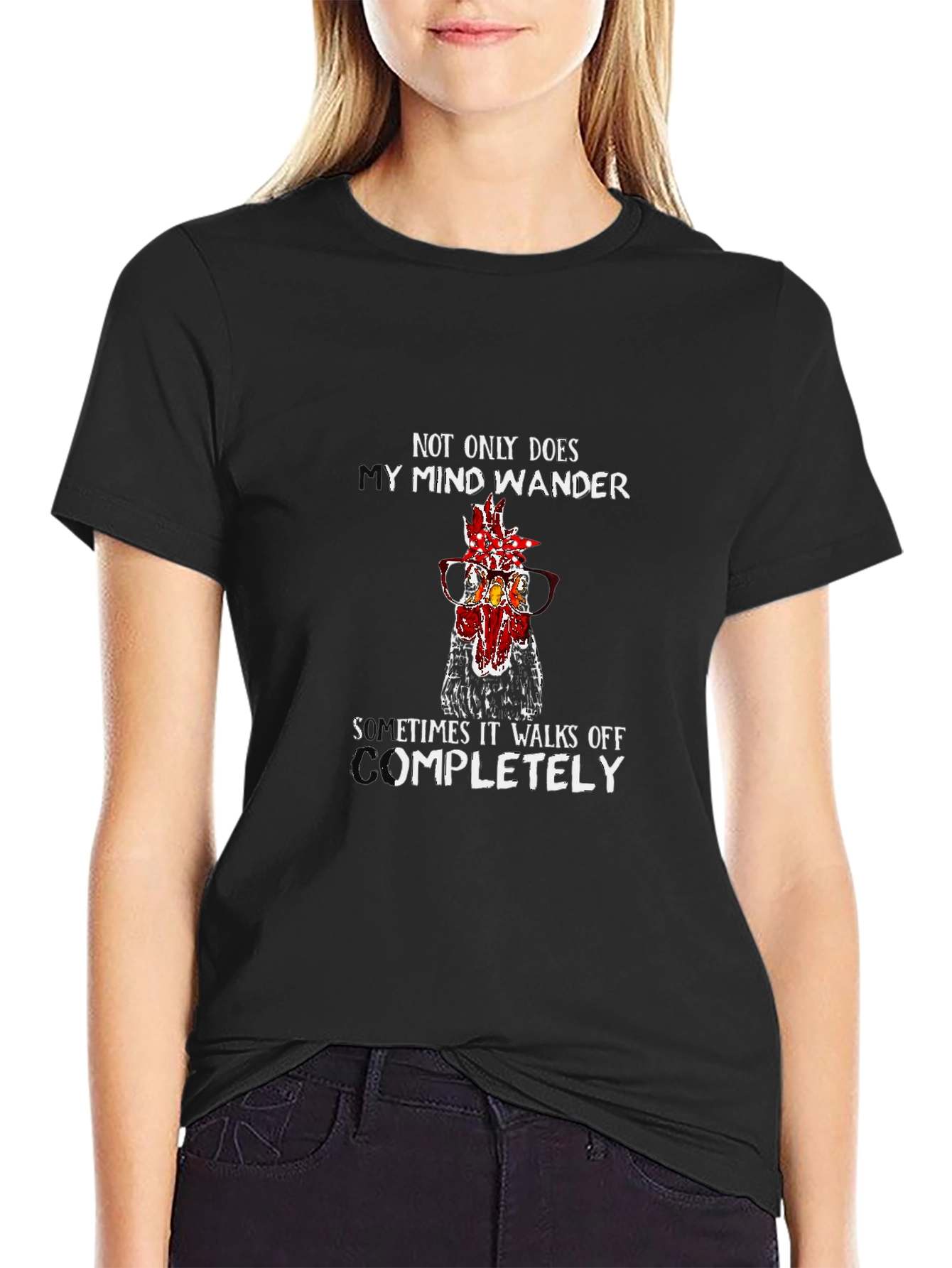 Funny Chicken Mind Wander T-Shirt