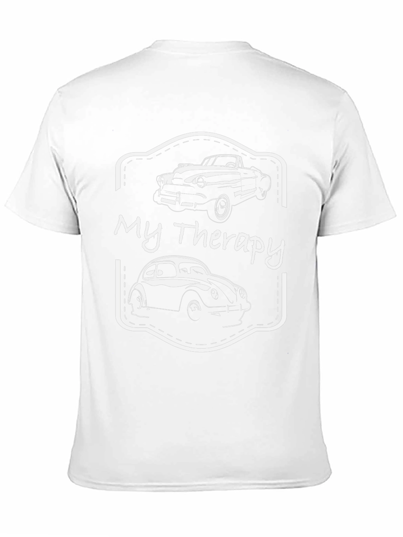 My Therapy Car Graphic T-Shirt - Black