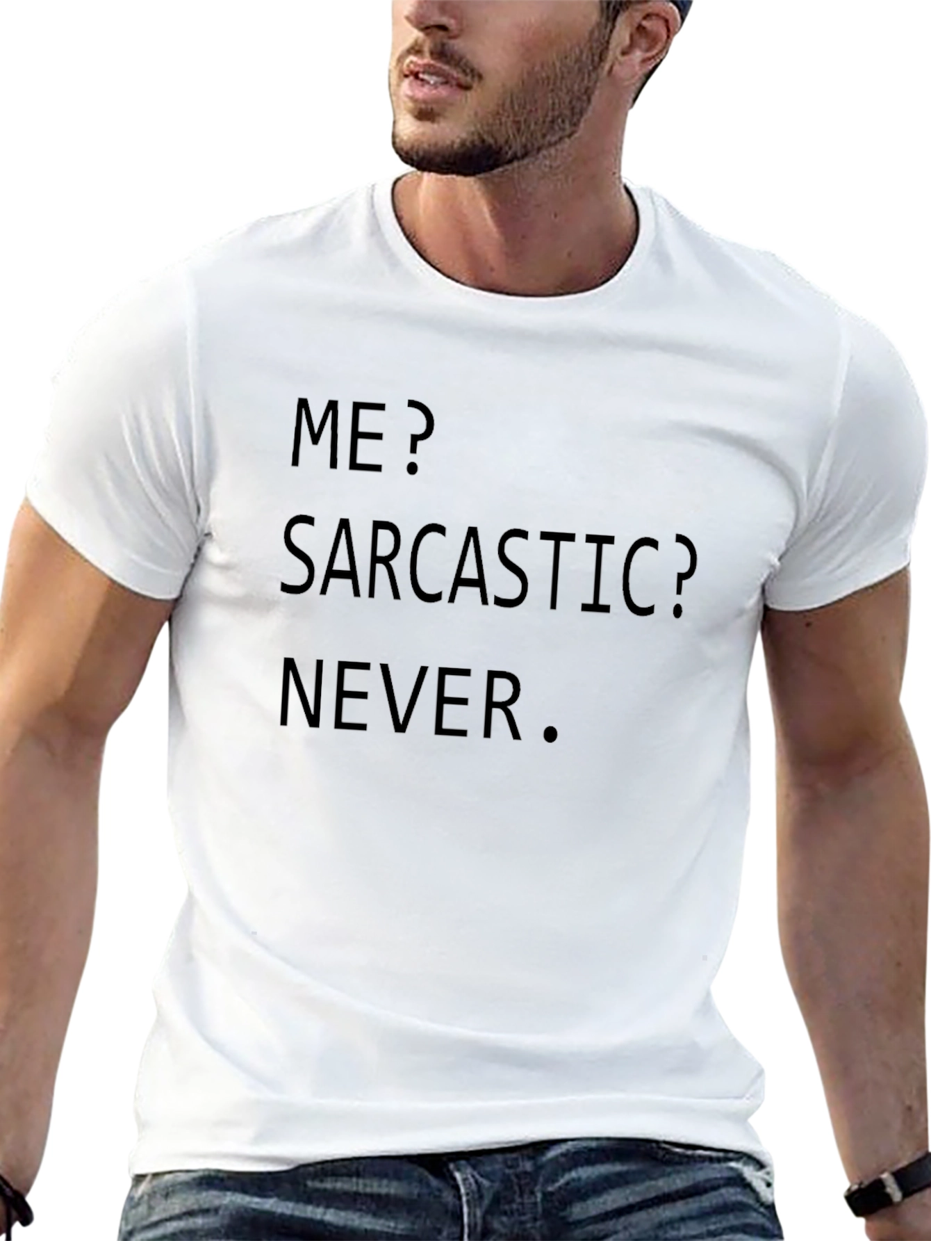 Sarcastic Never Graphic T-Shirt