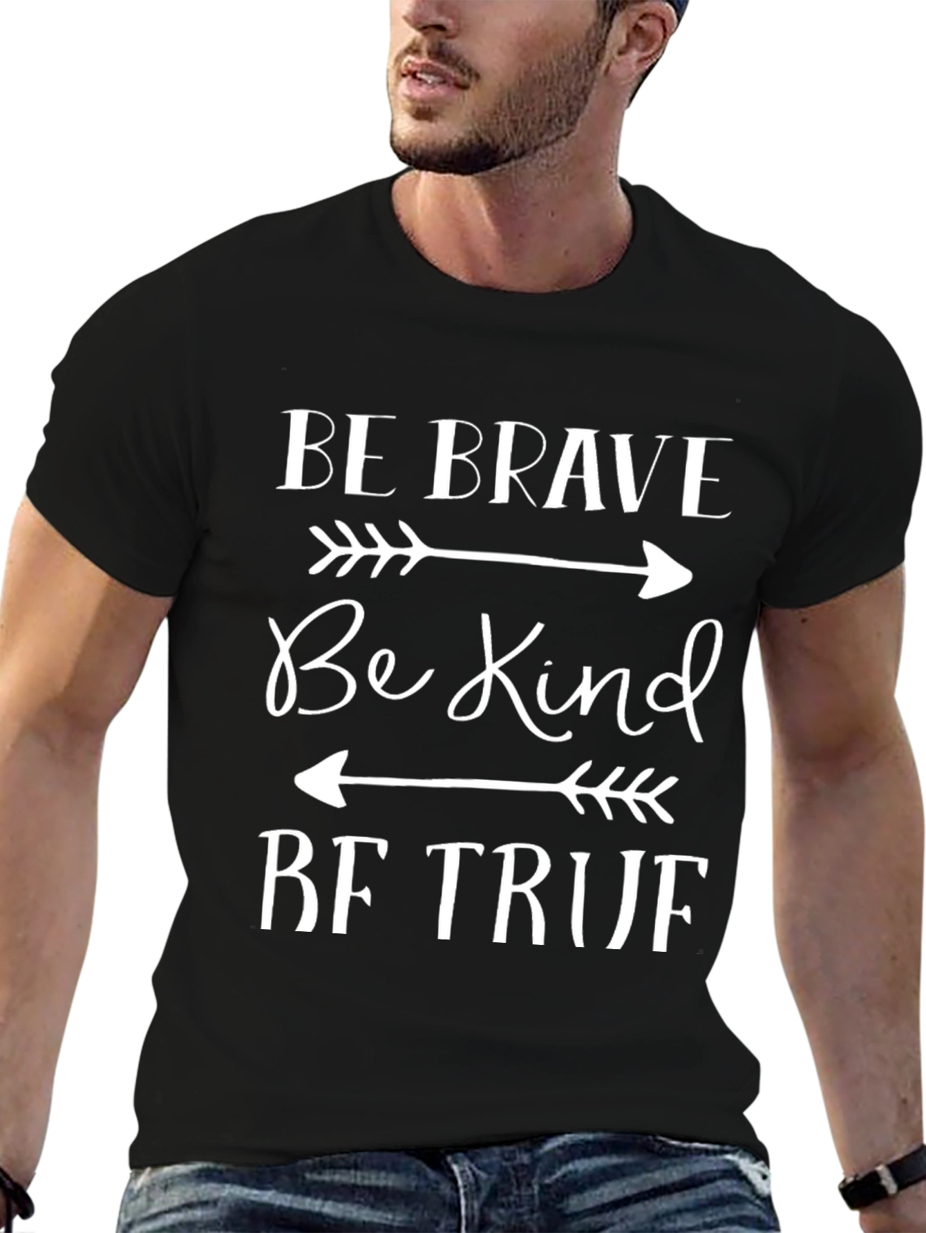 Be Brave Be Kind Be True Graphic T-Shirt