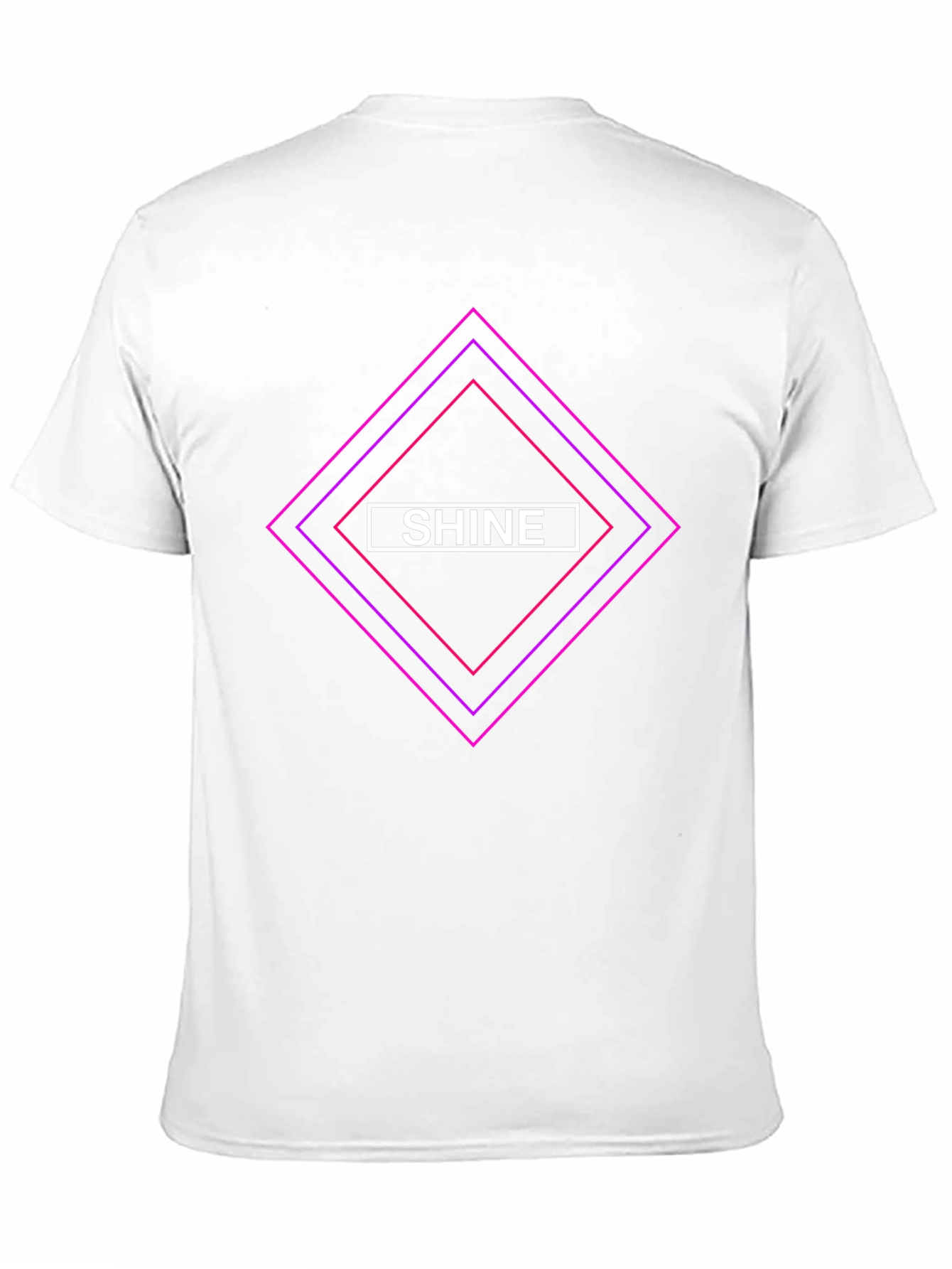 Shine Diamond Graphic Black T-Shirt - Stylish Casual Tee