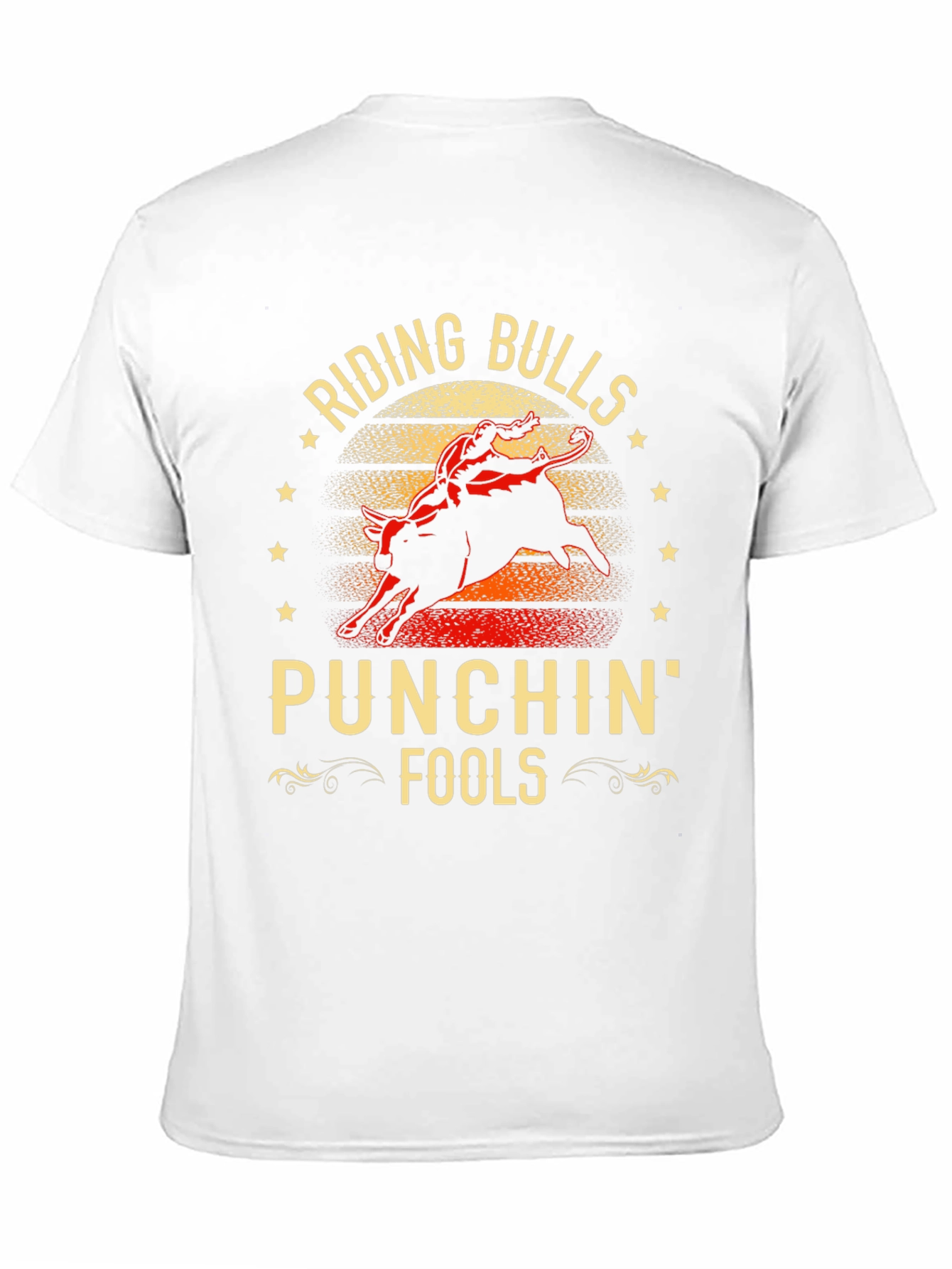 Riding Bulls & Punchin Fools Graphic T-Shirt