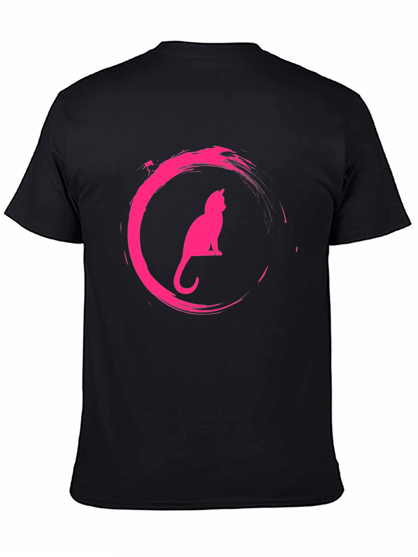 Cool Cat Graphic Tee - Black