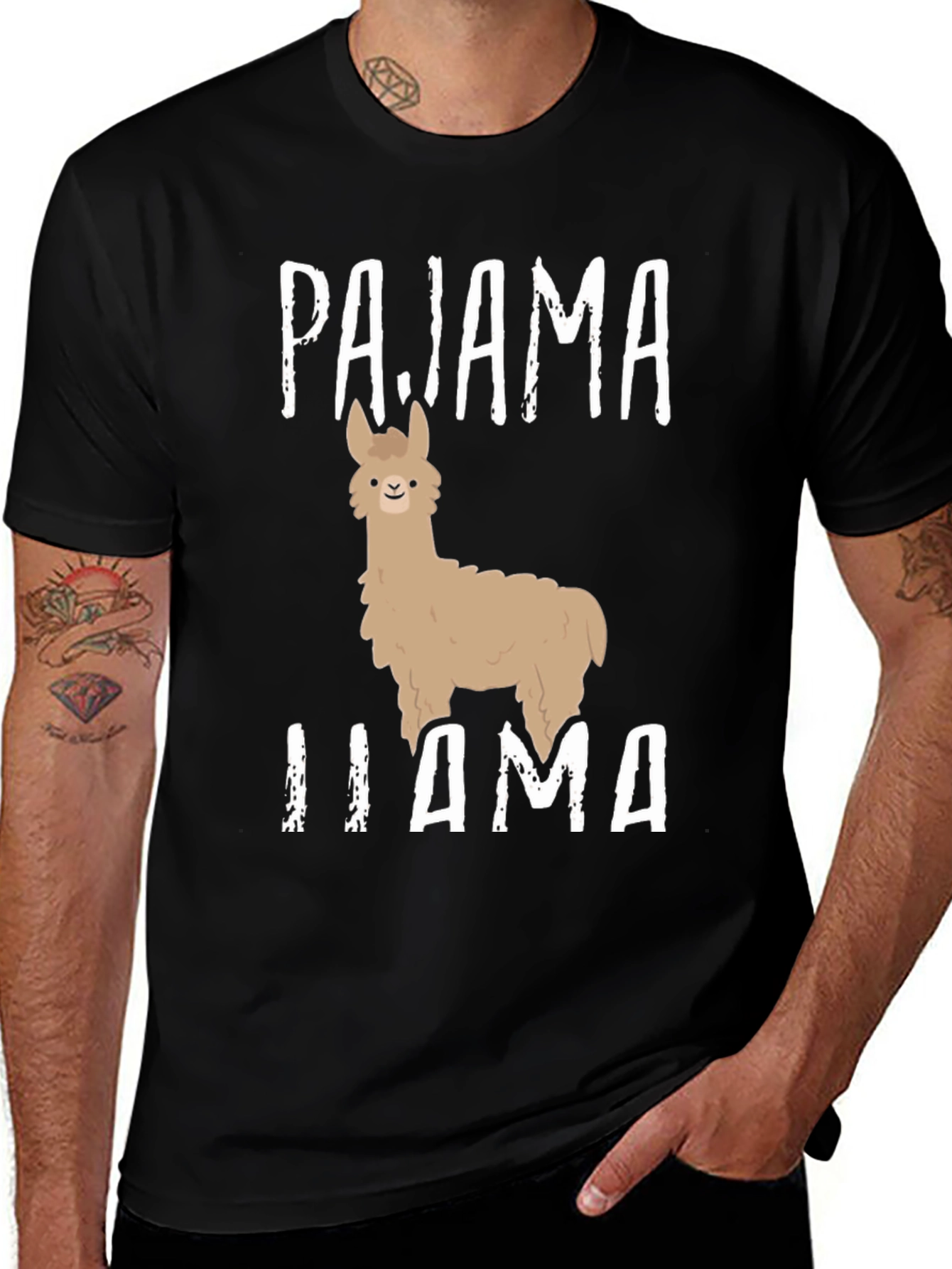 Pajama Llama T-Shirt - Funny Novelty Tee