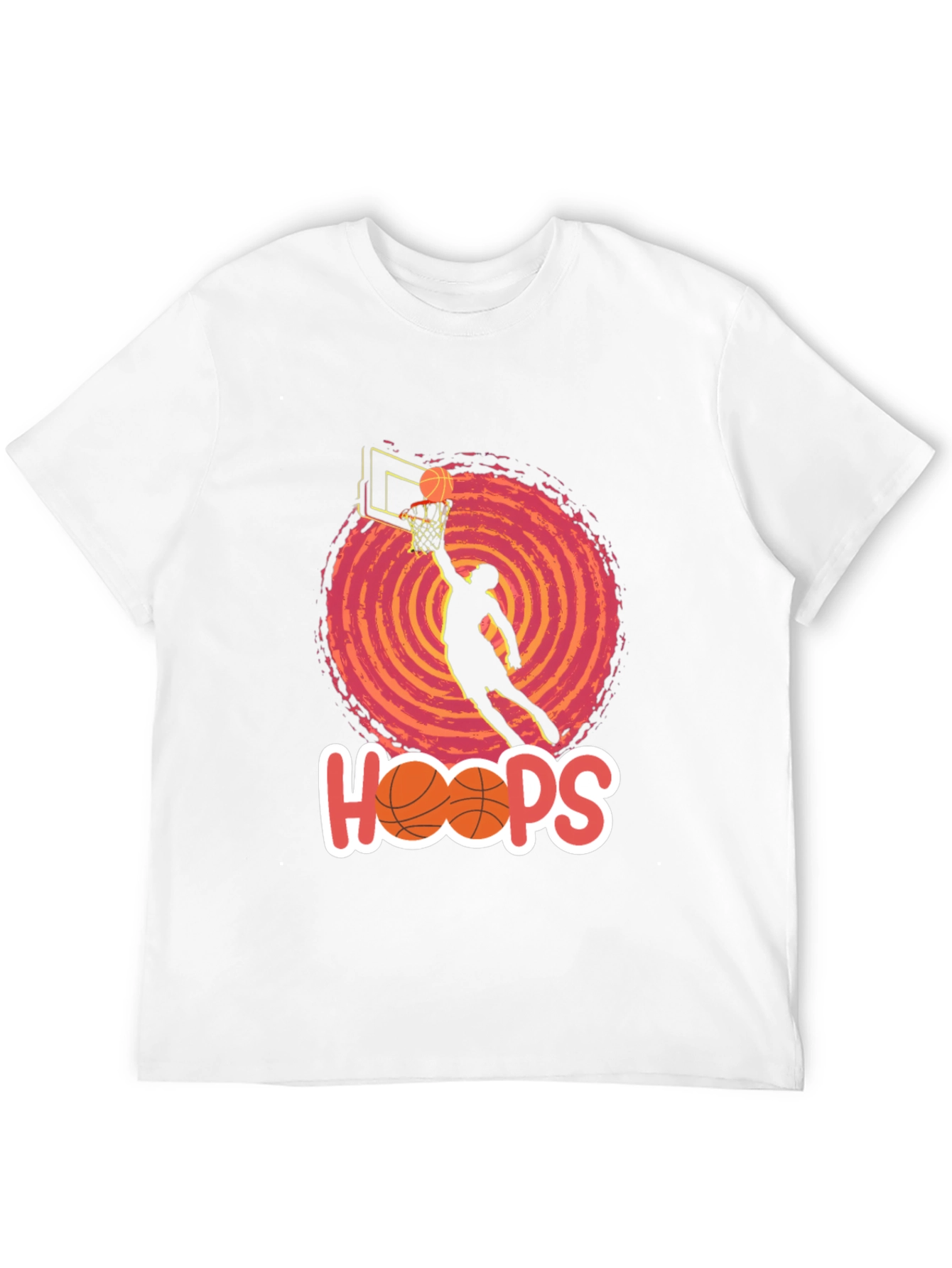 Hoops Basketball Graphic Tee