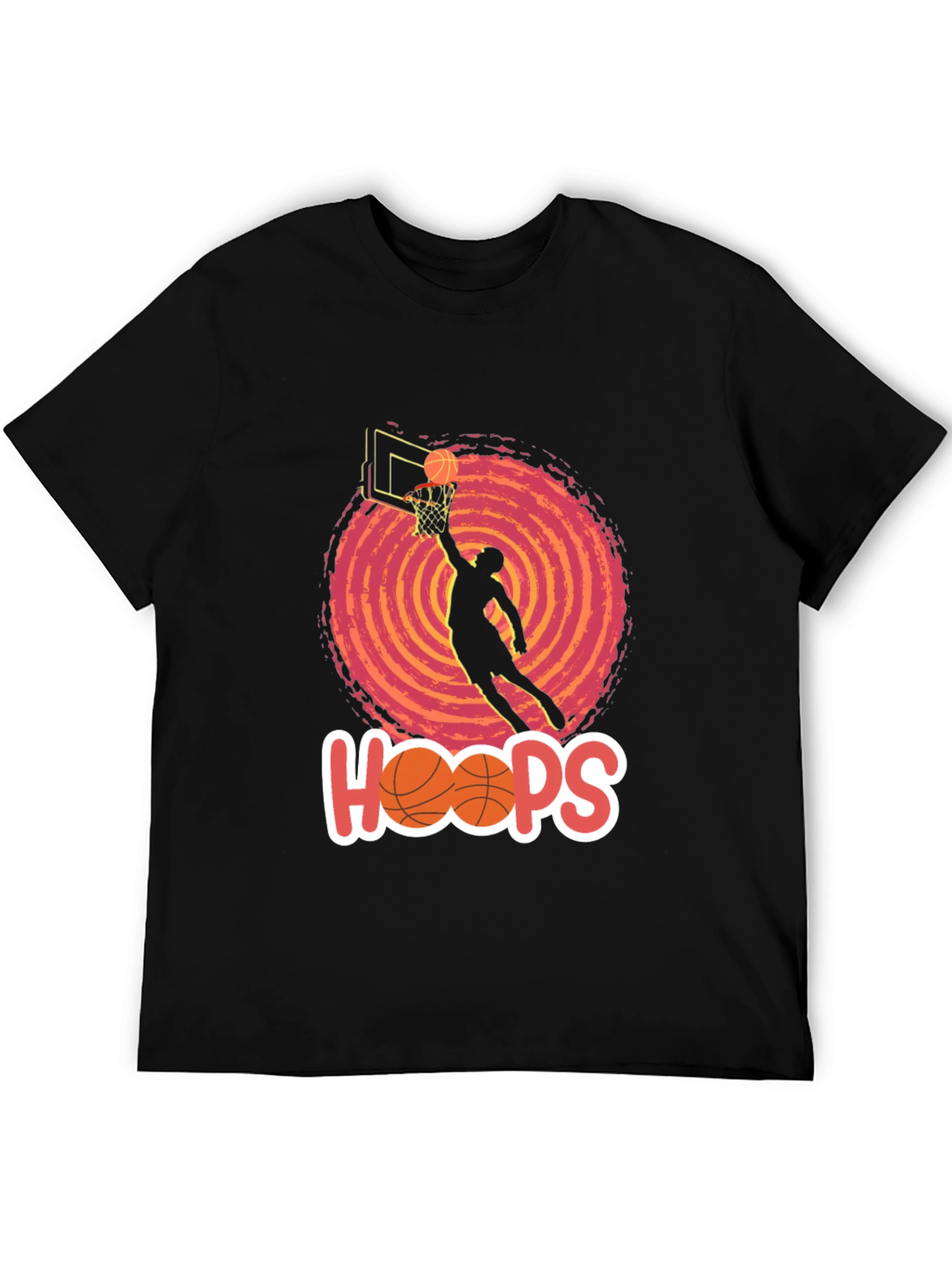 Hoops Basketball Graphic Tee