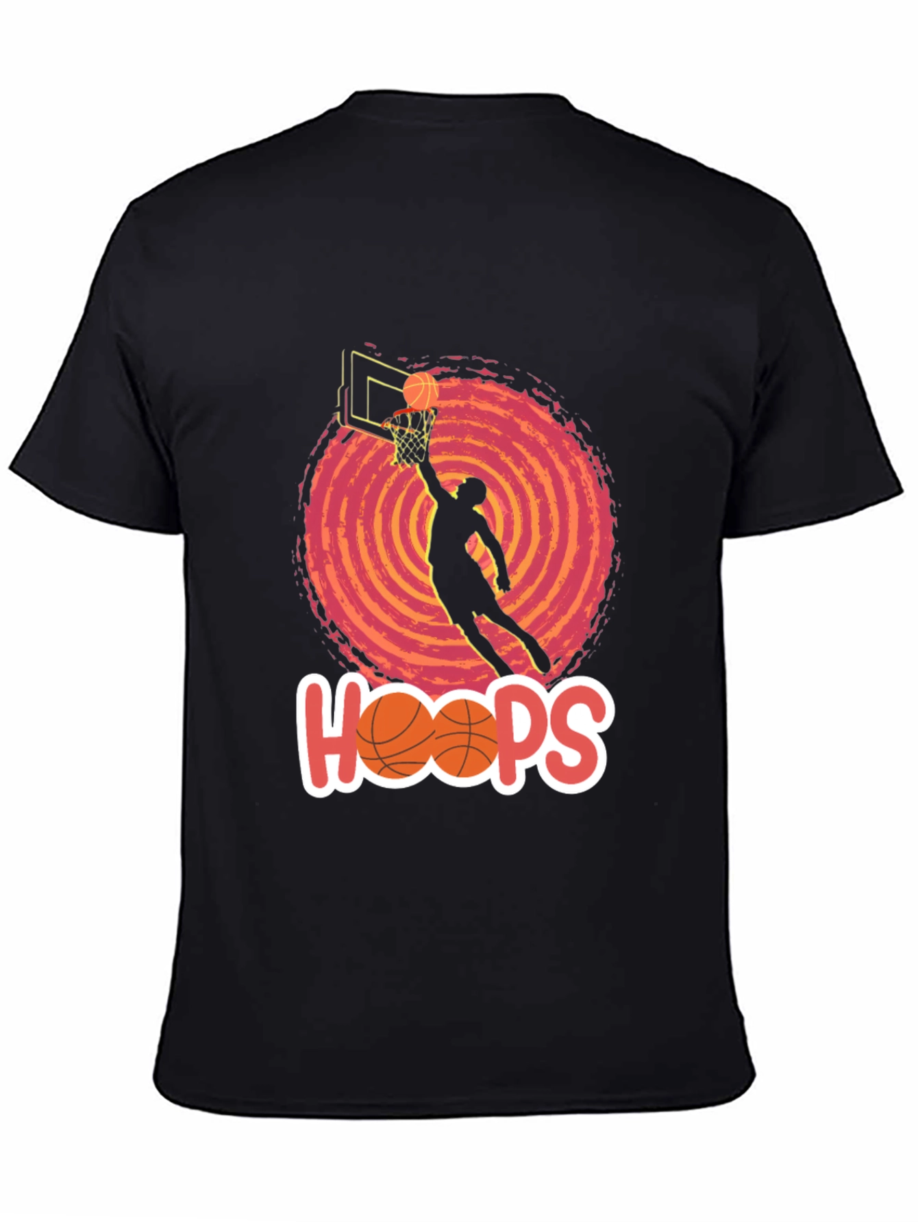 Hoops Basketball Graphic Tee