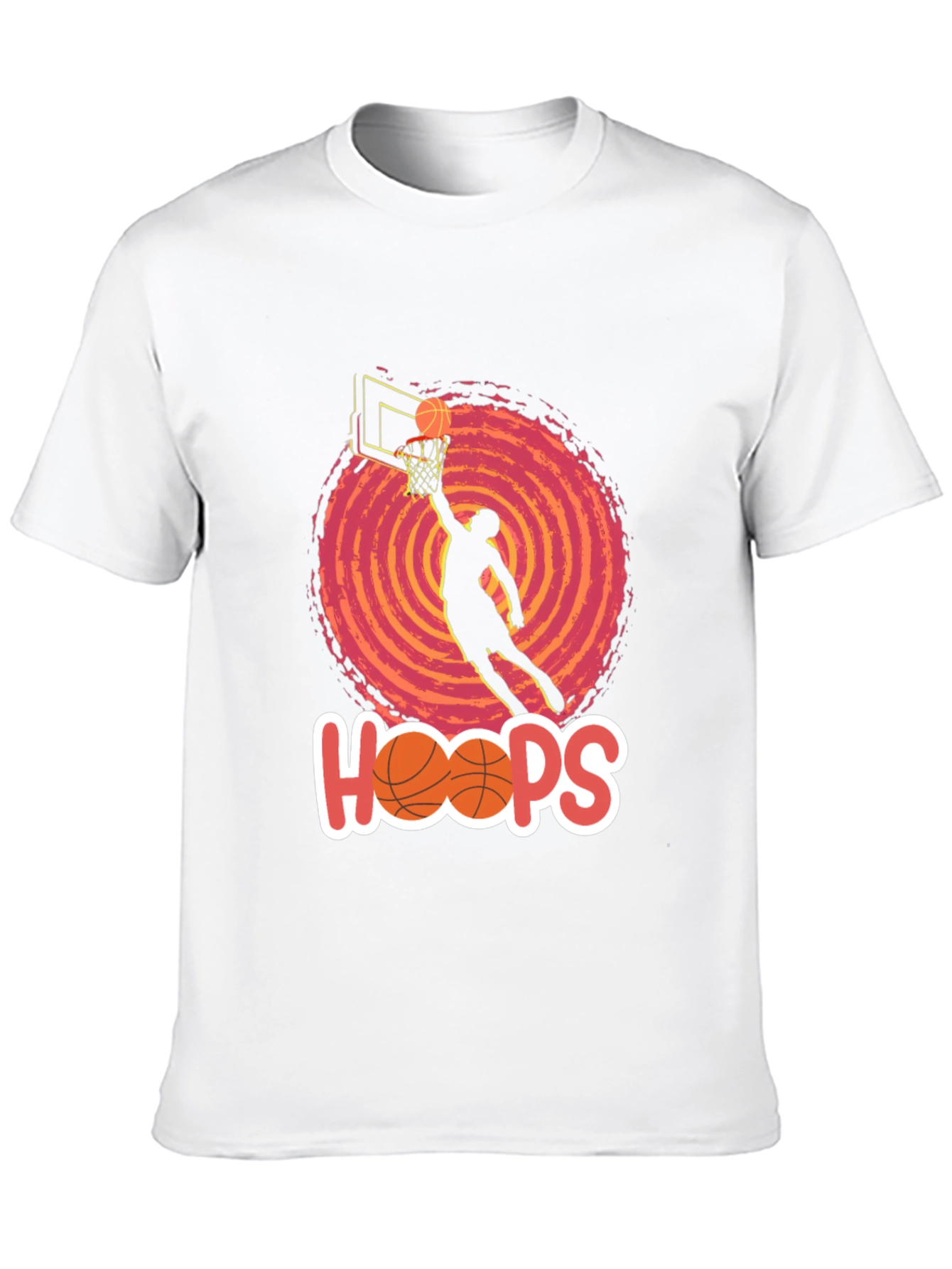 Hoops Basketball Graphic Tee