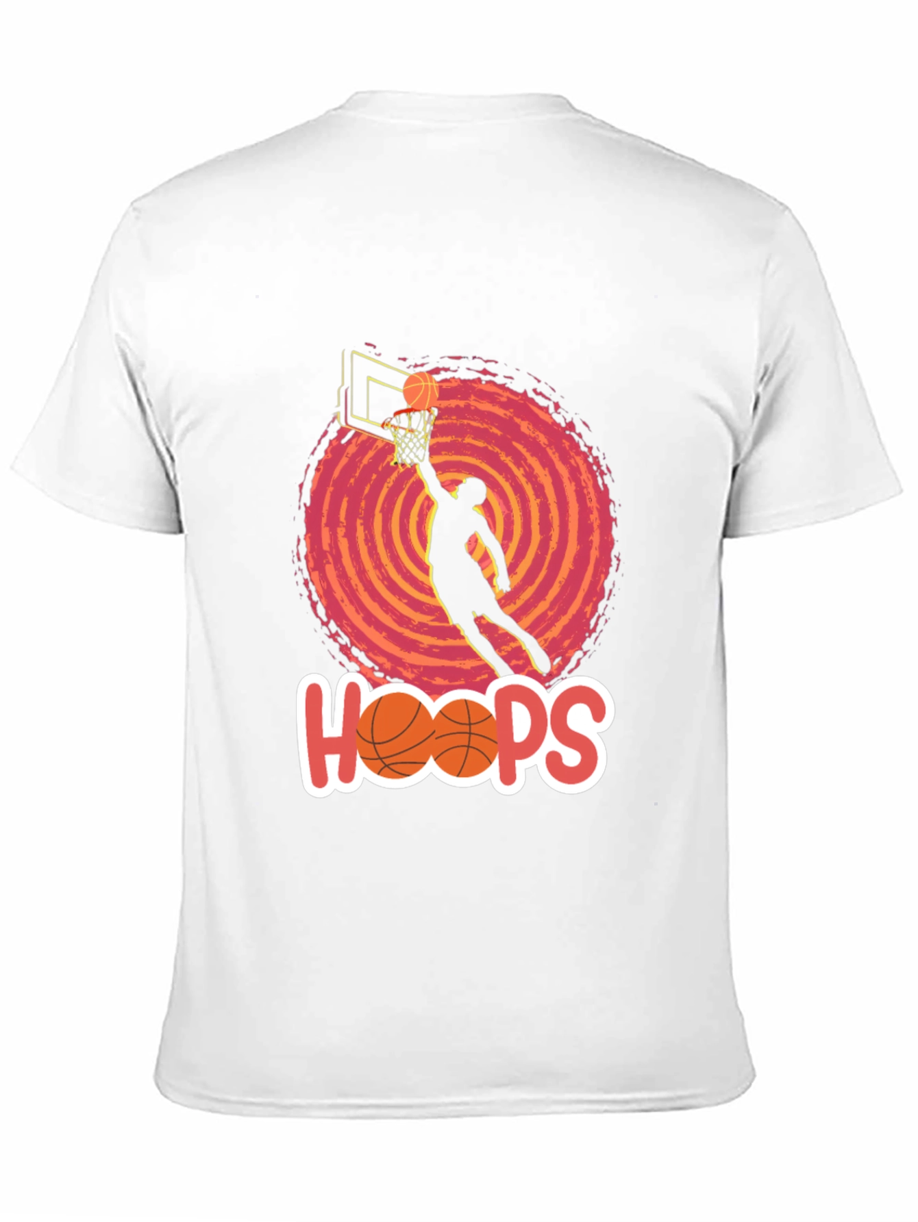 Hoops Basketball Graphic Tee