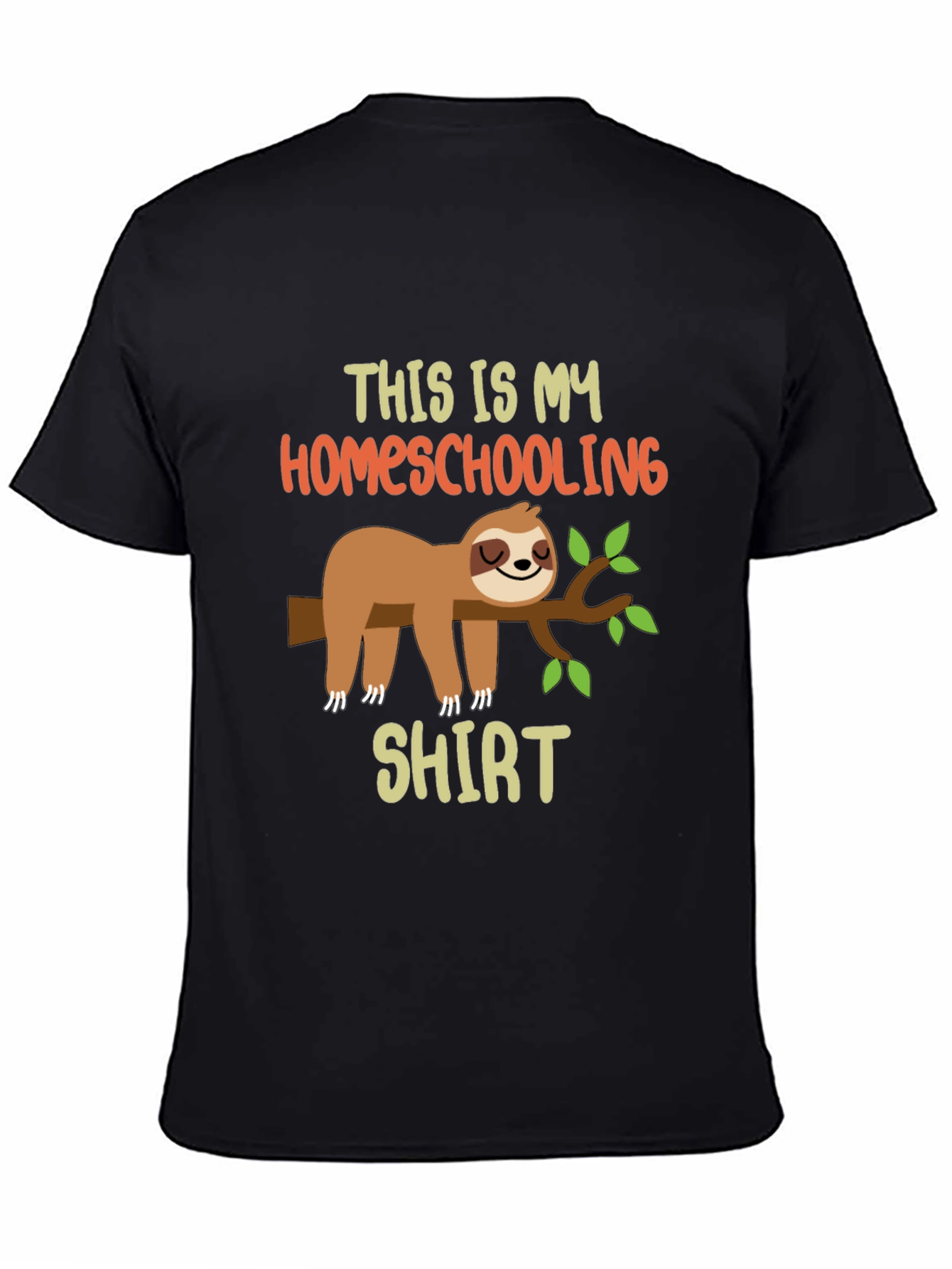 Homeschooling Sloth T-Shirt