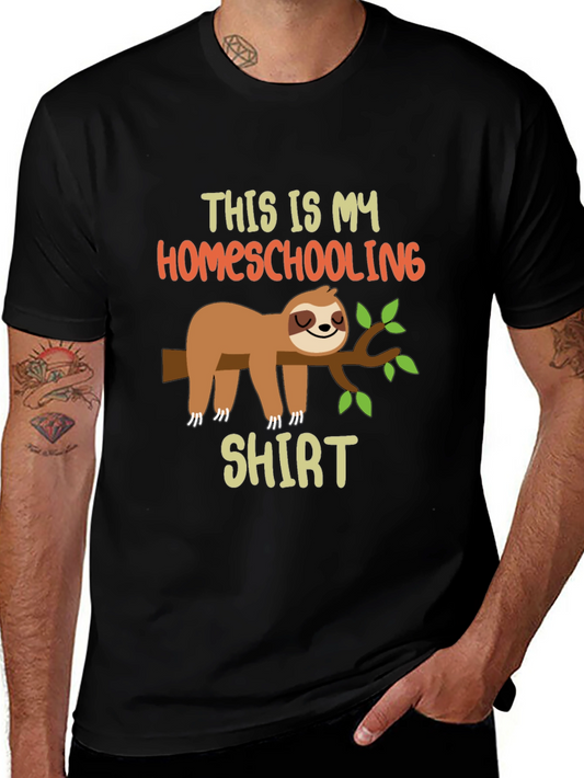 Homeschooling Sloth T-Shirt