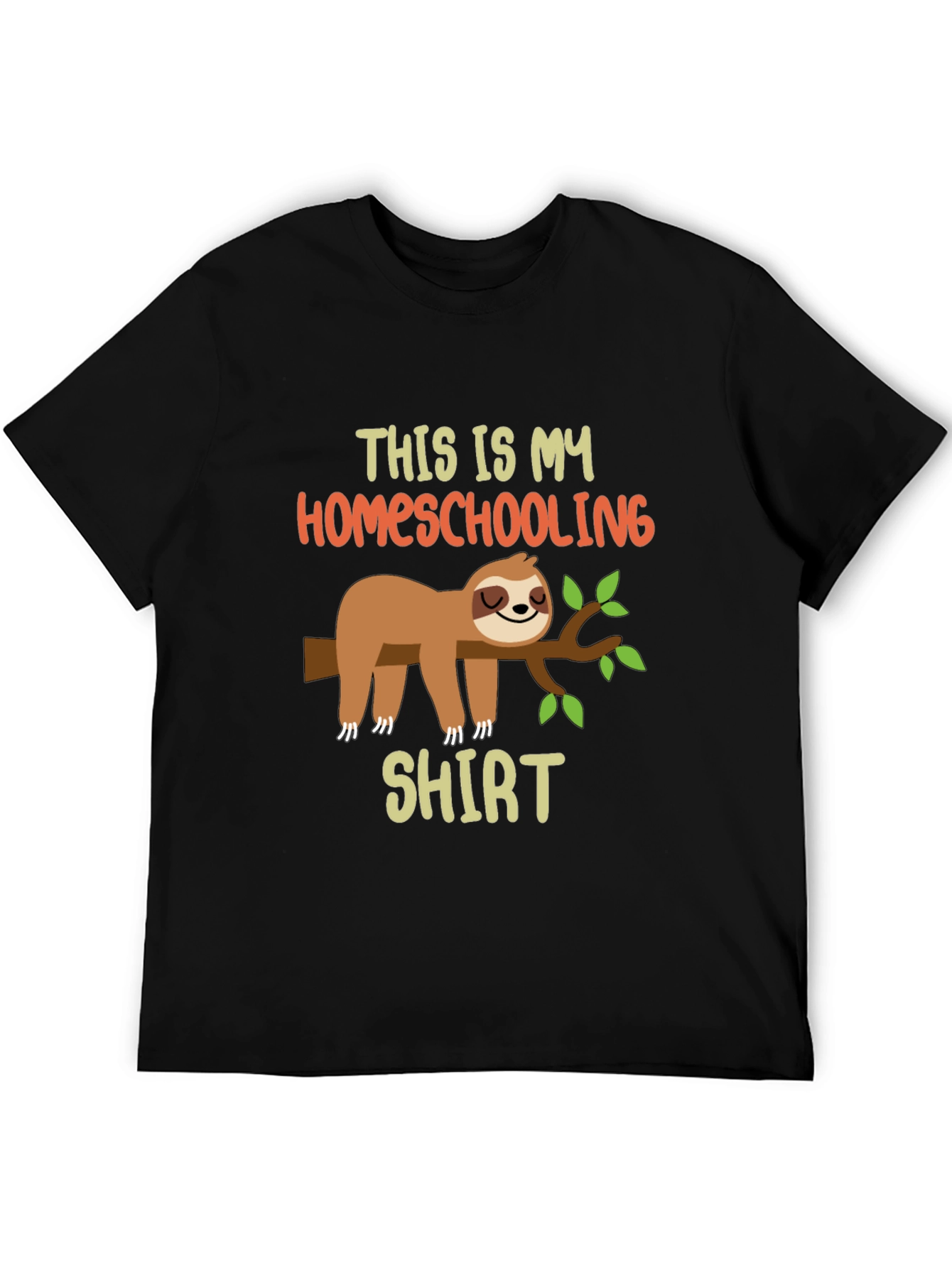 Homeschooling Sloth T-Shirt