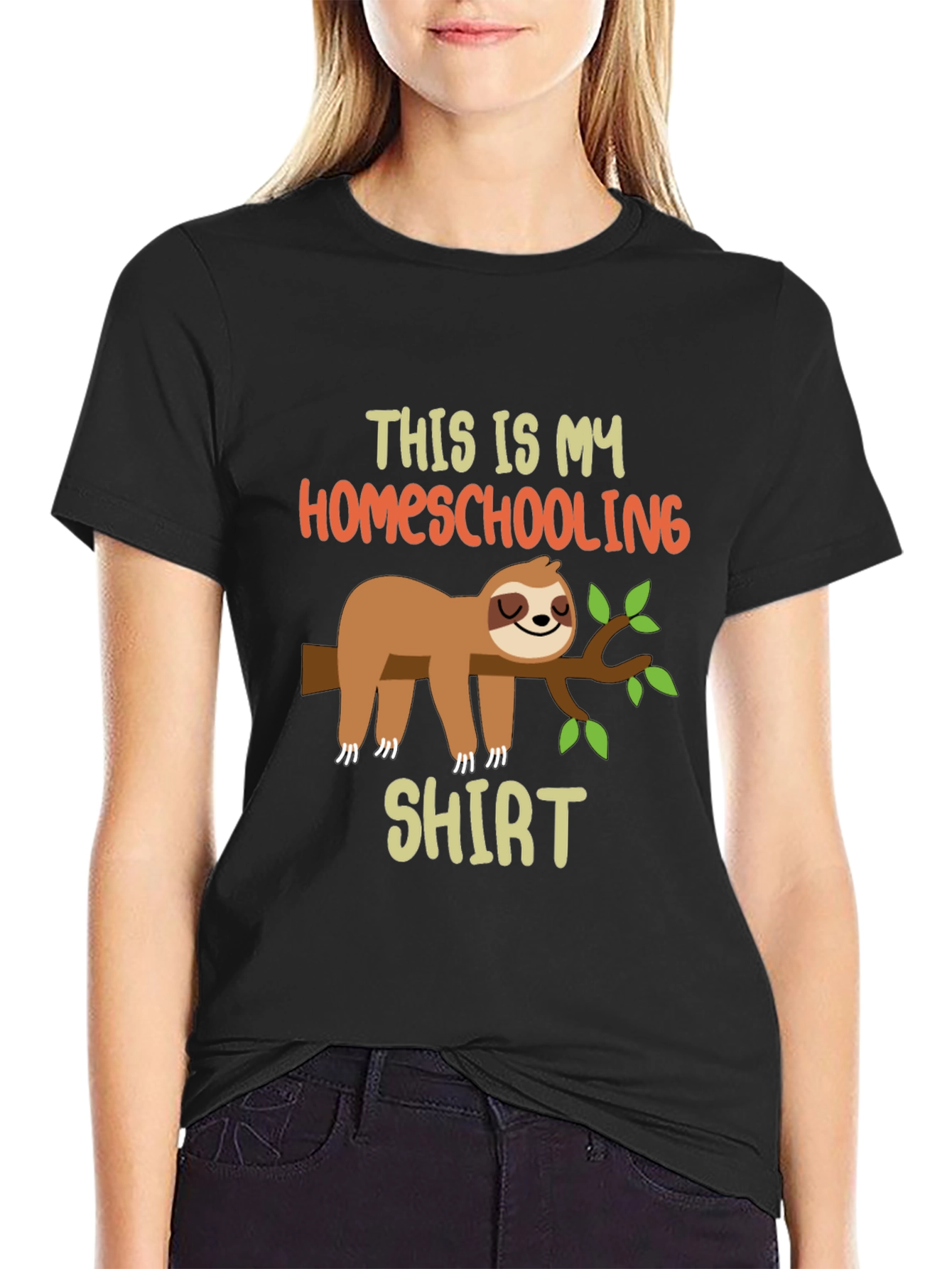 Homeschooling Sloth T-Shirt