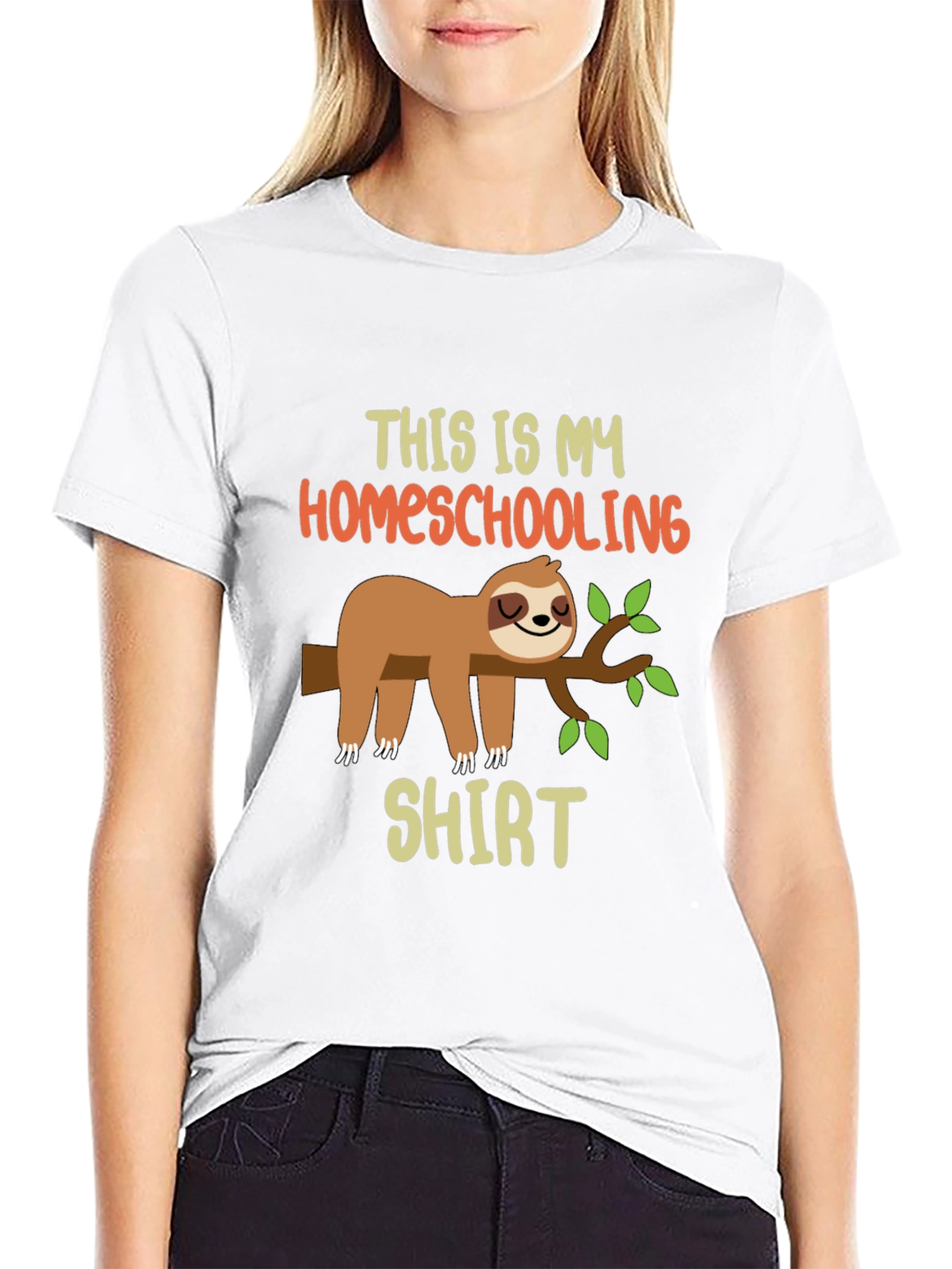 Homeschooling Sloth T-Shirt