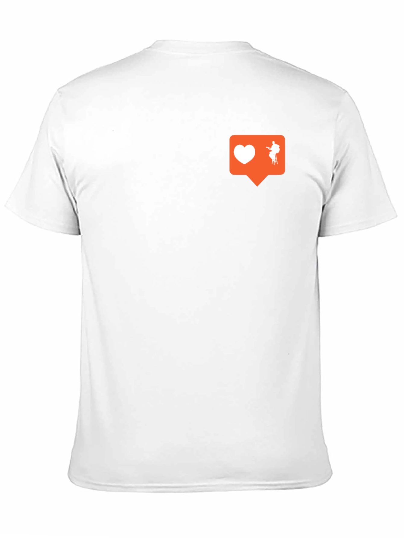 Stylish Black Graphic Tee - Love & Music