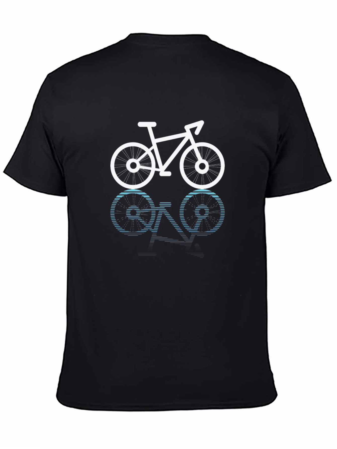 Cycling Graphic T-Shirt - Cool Bike Print