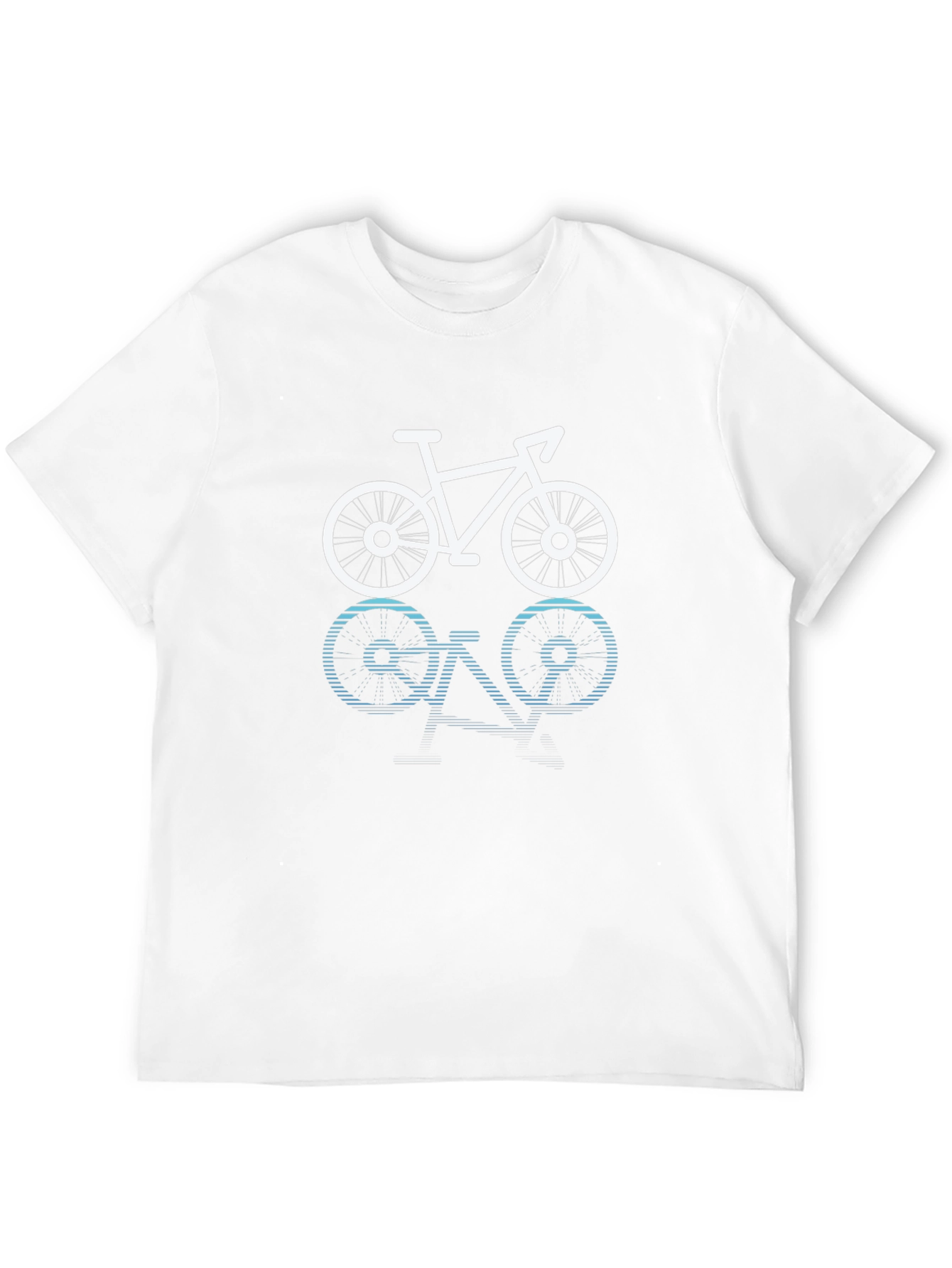 Cycling Graphic T-Shirt - Cool Bike Print