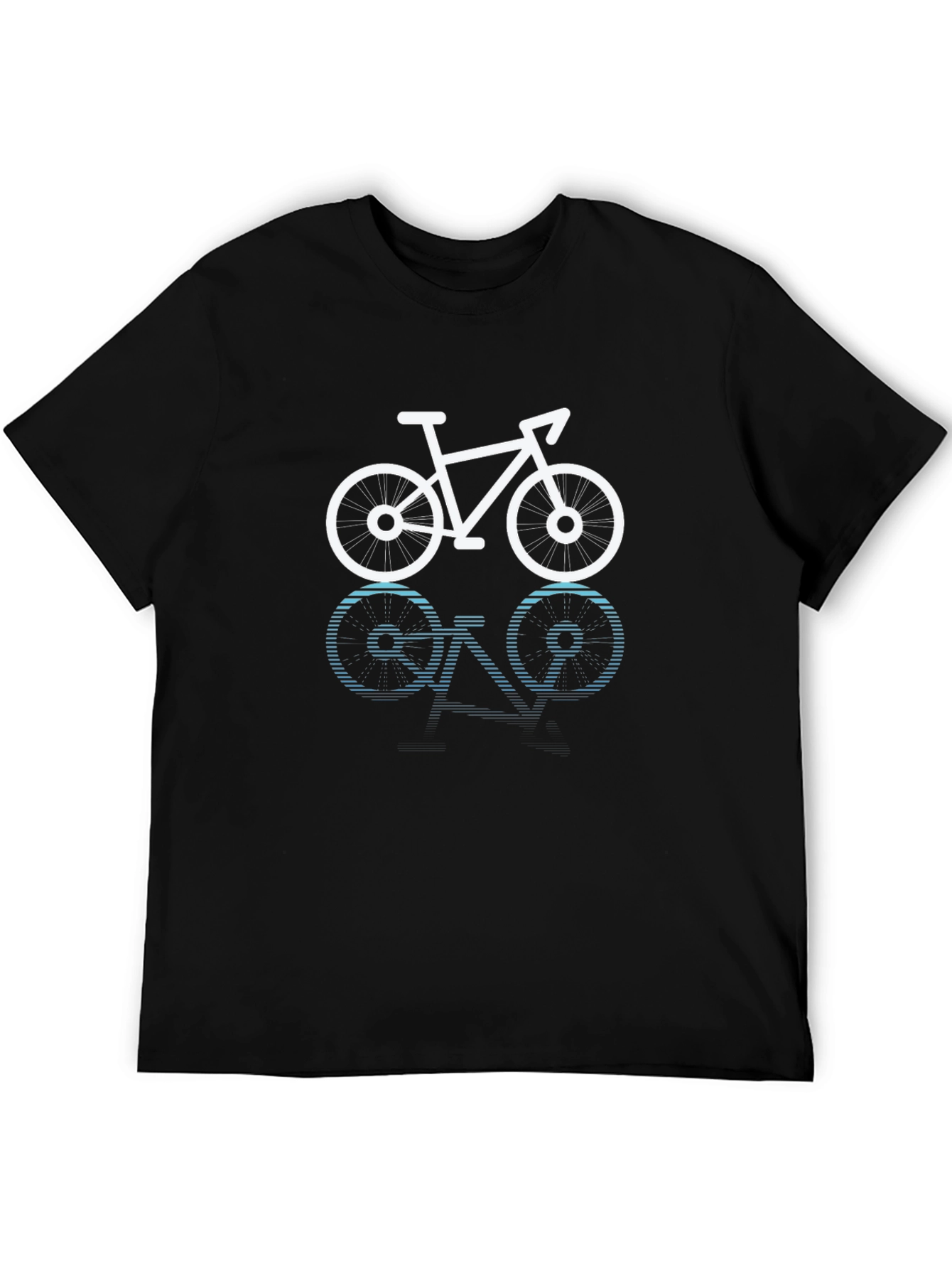 Cycling Graphic T-Shirt - Cool Bike Print