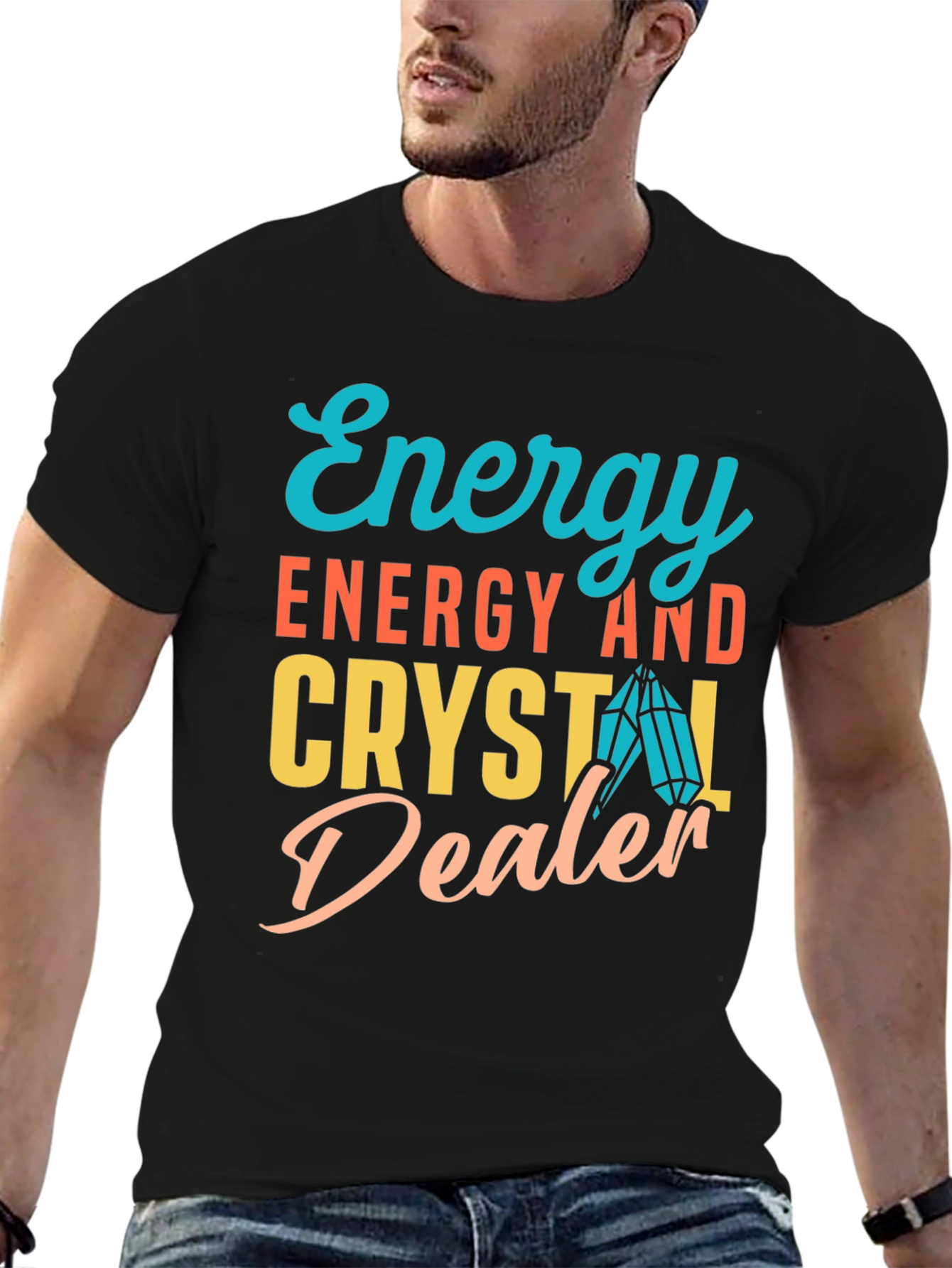 Energy and Crystal Dealer Graphic Tee