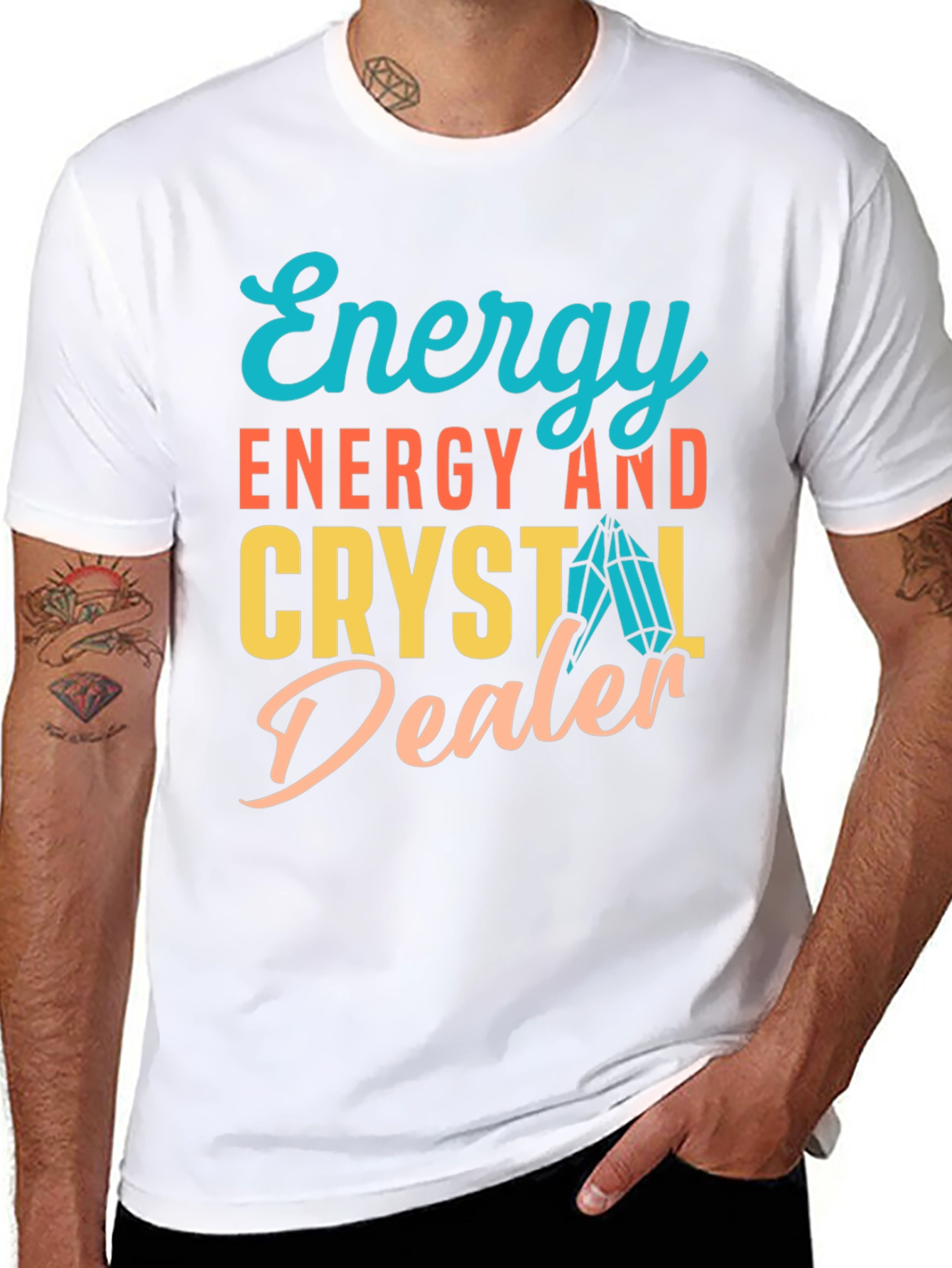 Energy and Crystal Dealer Graphic Tee
