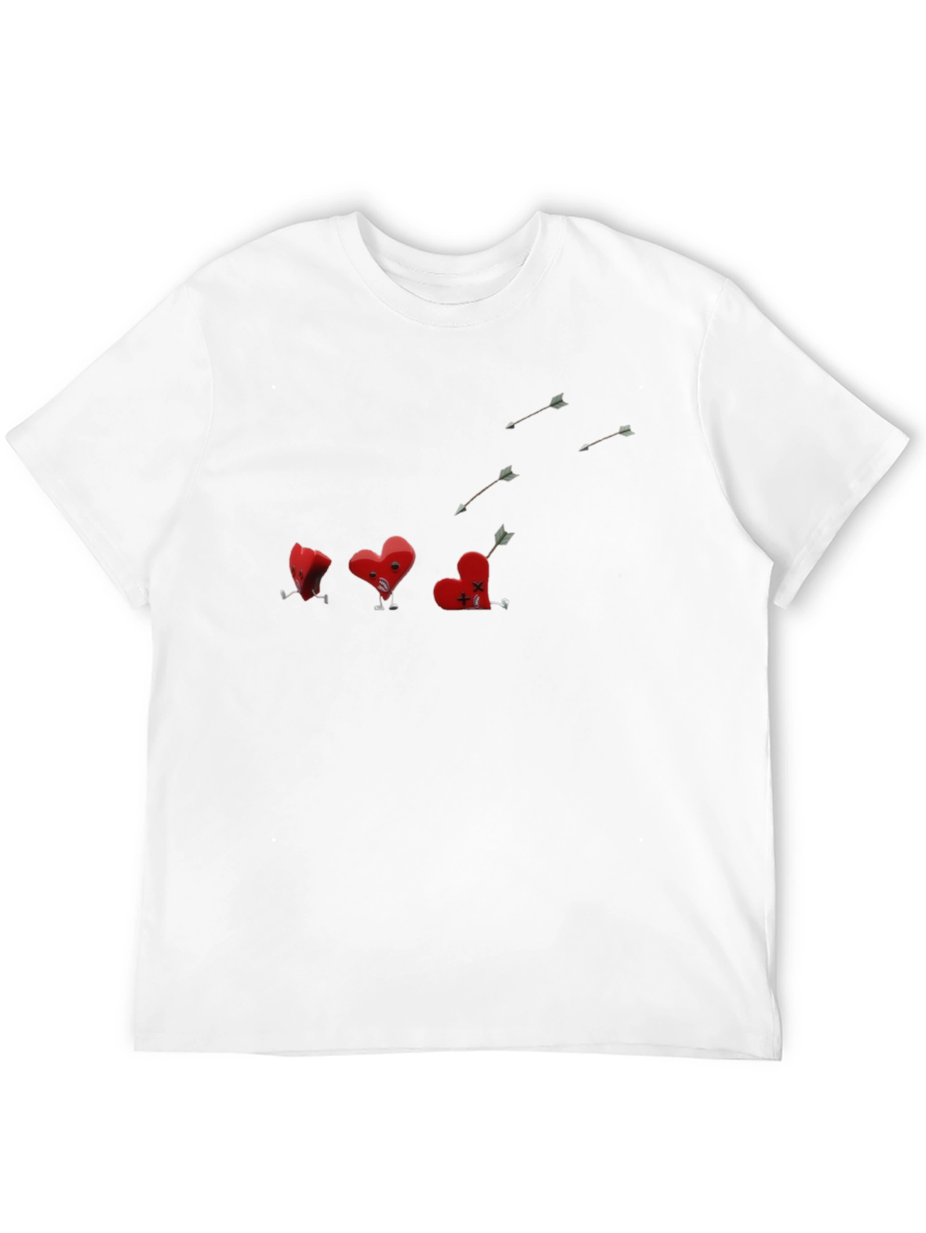 Wounded Heart Black Tee