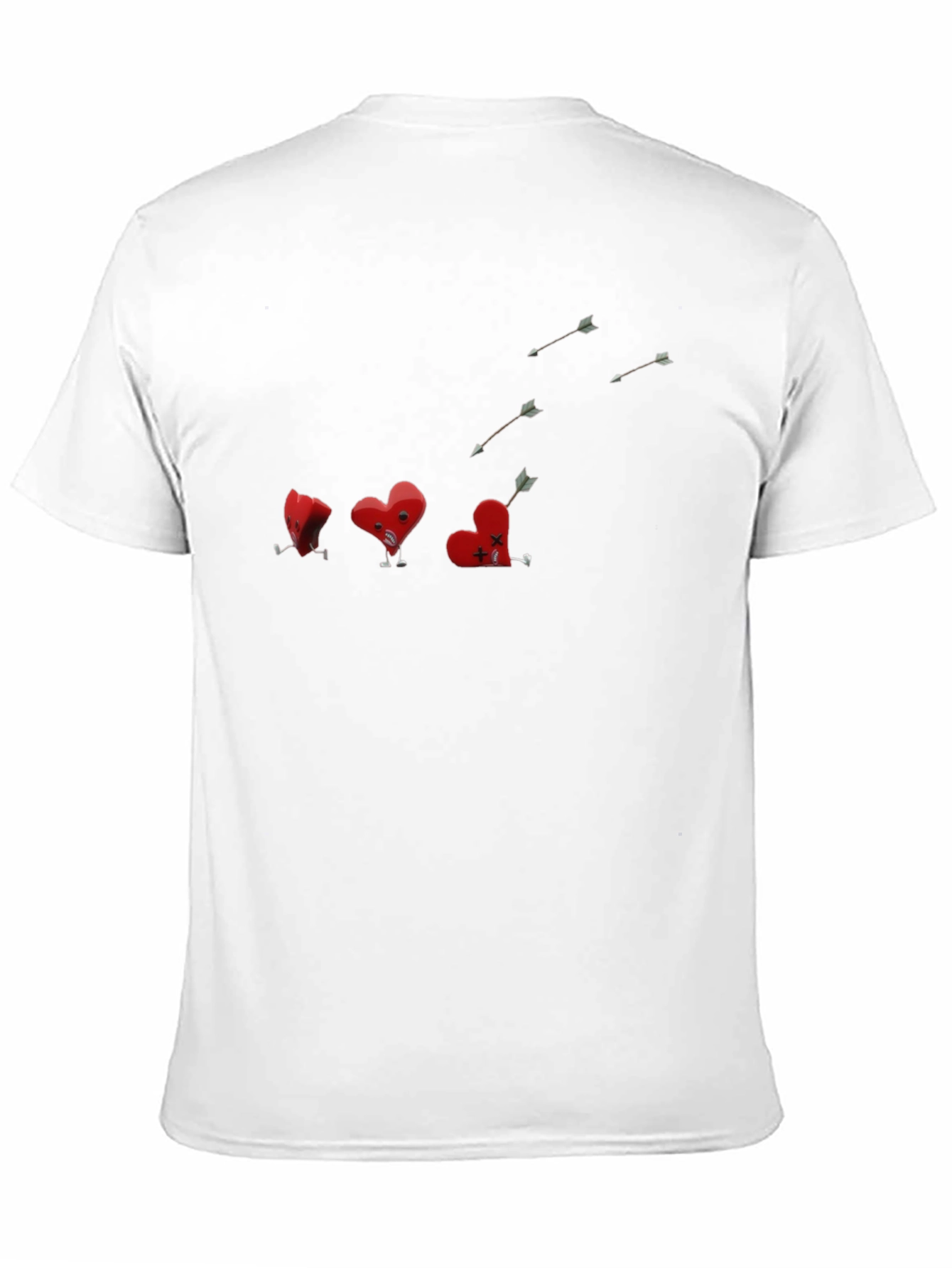 Wounded Heart Black Tee
