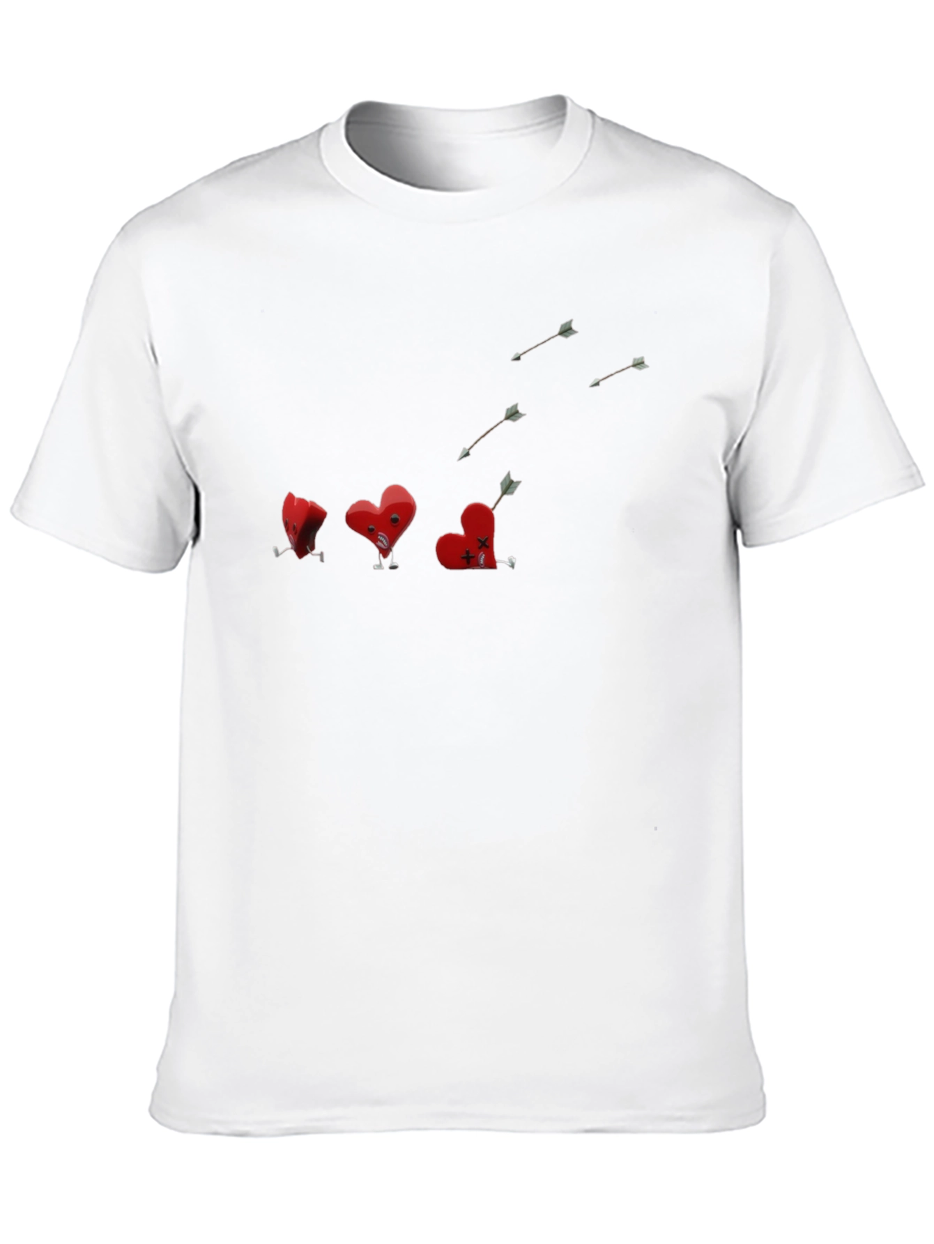 Wounded Heart Black Tee