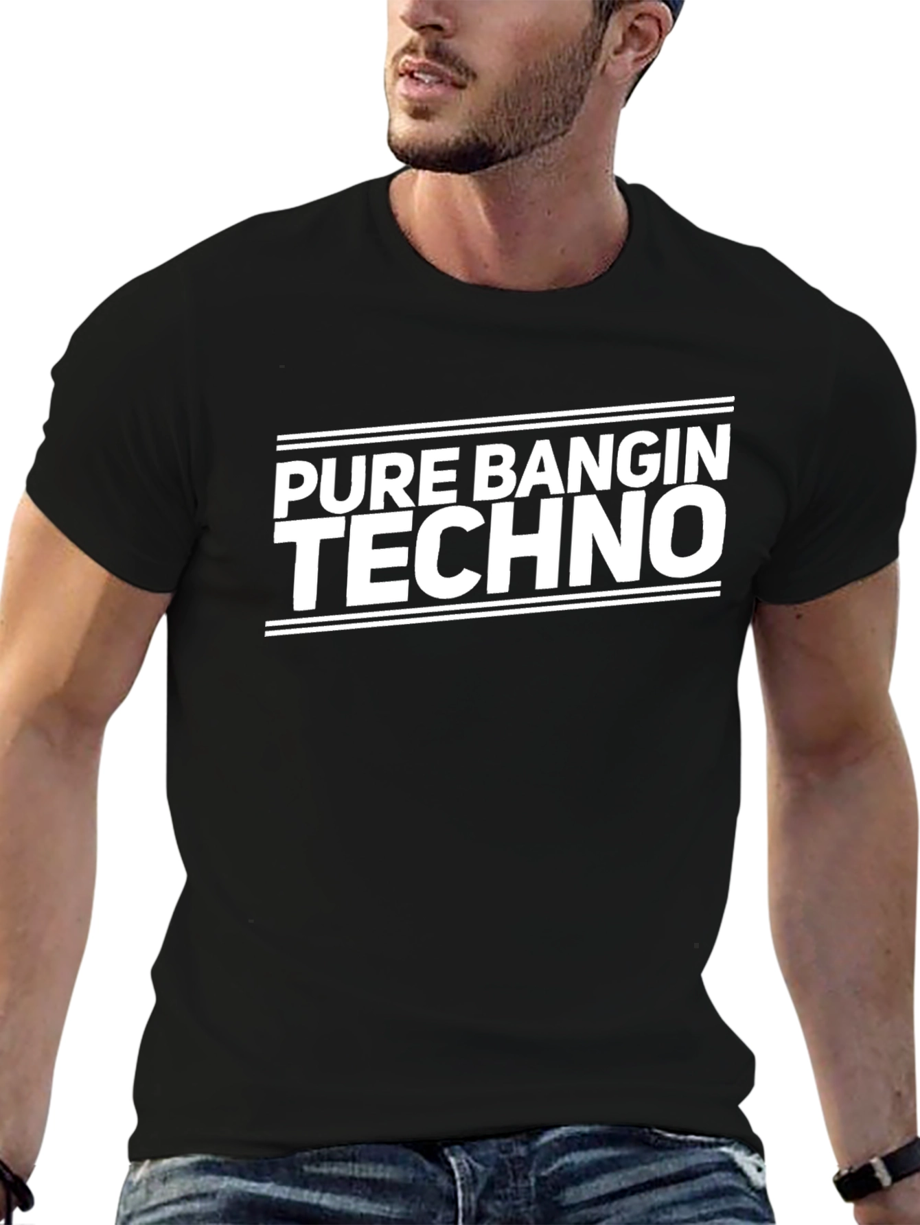 Pure Bangin Techno T-Shirt - Music Festival Rave Apparel