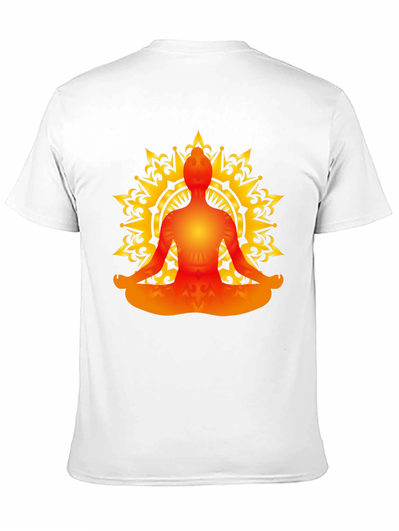 Meditative Mandala T-Shirt - Black