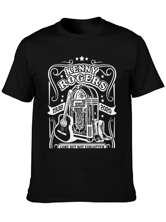 Kenny Rogers Tribute T-Shirt - Gone But Not Forgotten
